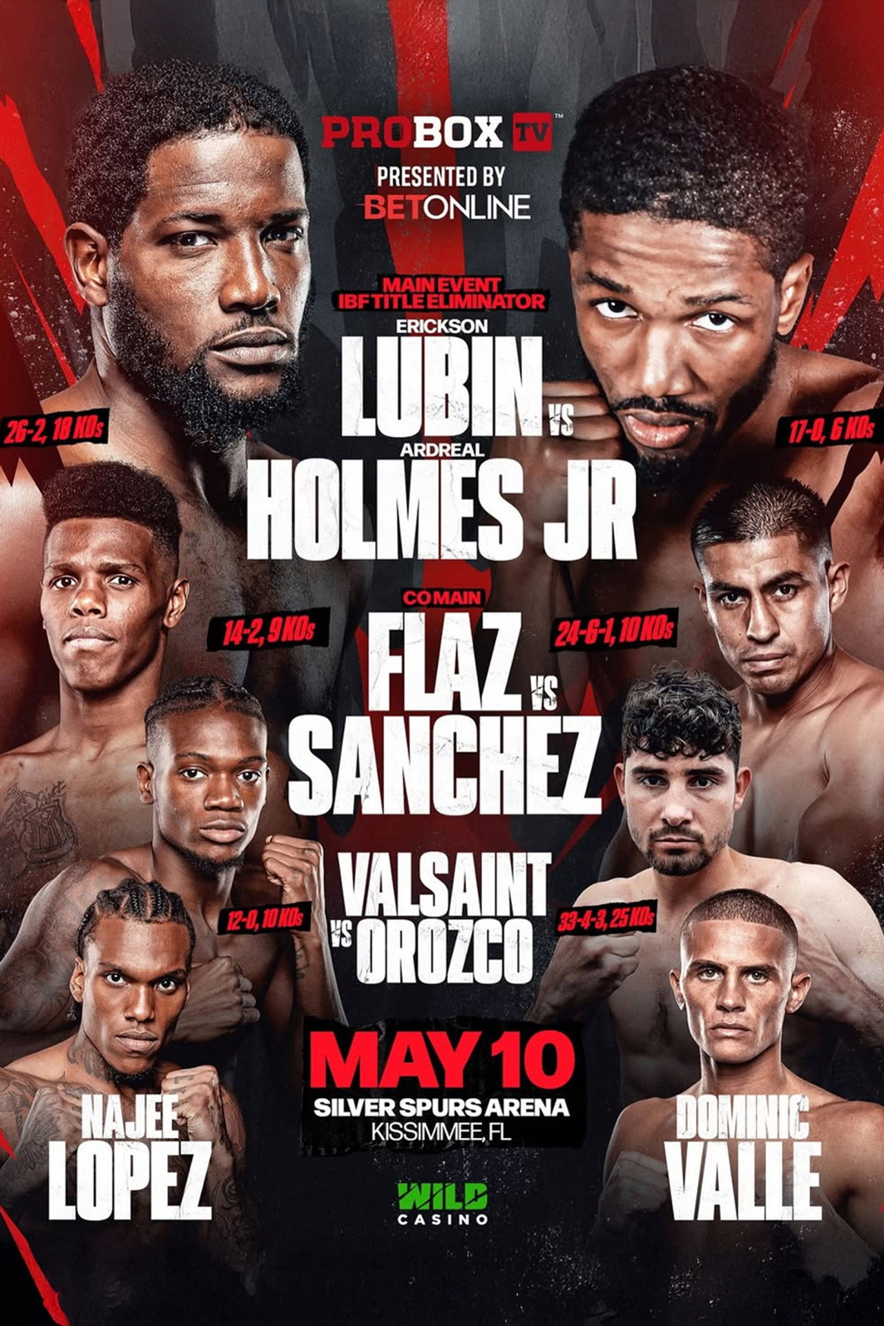 Erickson Lubin vs. Ardreal Holmes Jr filmaffisch