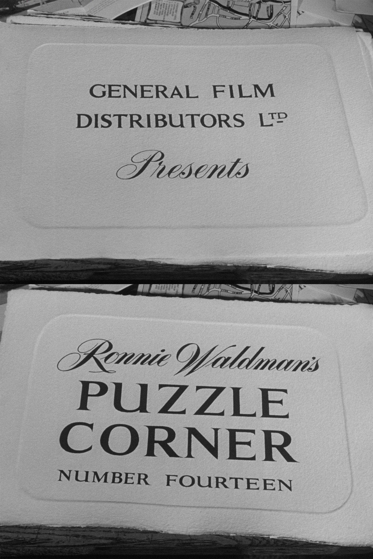 Puzzle Corner Number Fourteen Backdrop