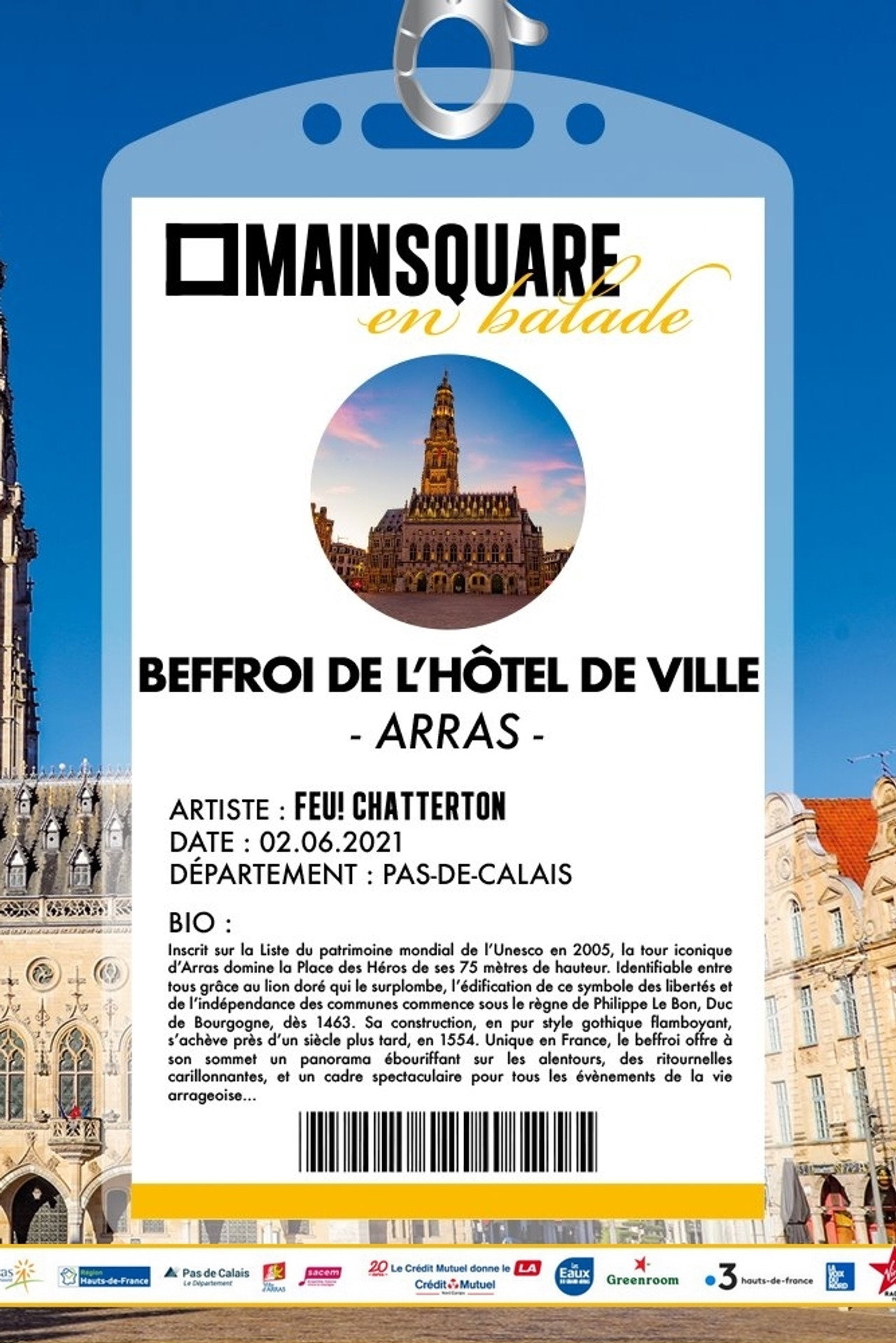Feu! Chatterton - Main Square en balade Backdrop