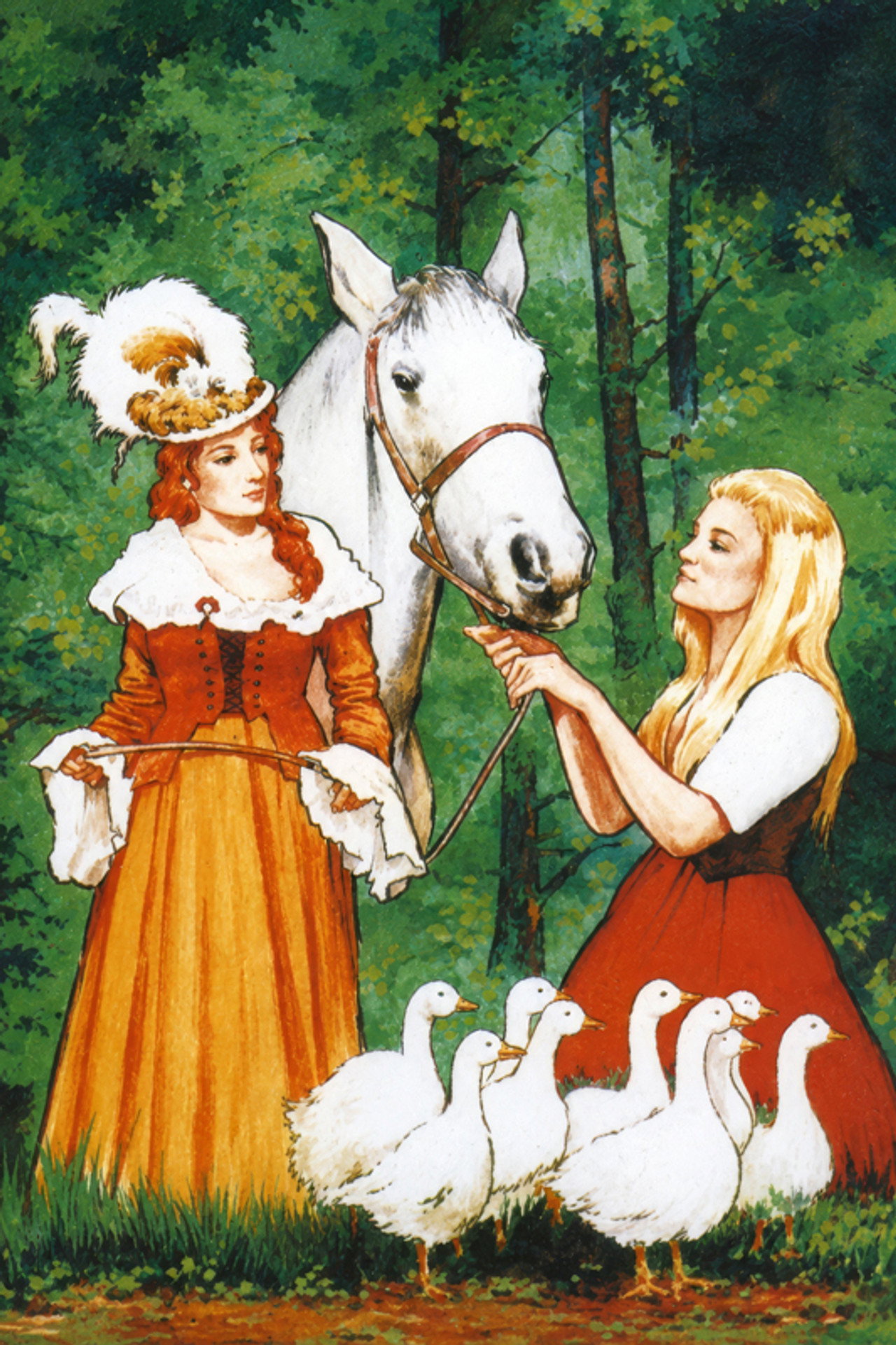 The Goose Girl Backdrop