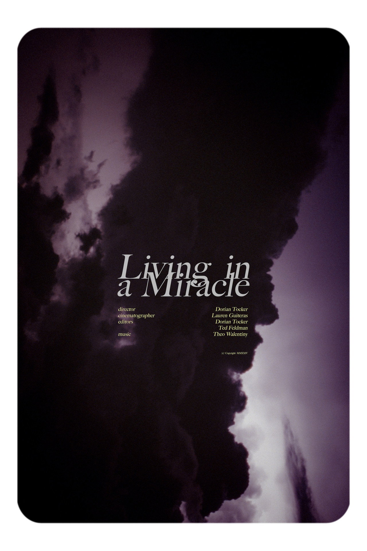 Living in a Miracle filmaffisch