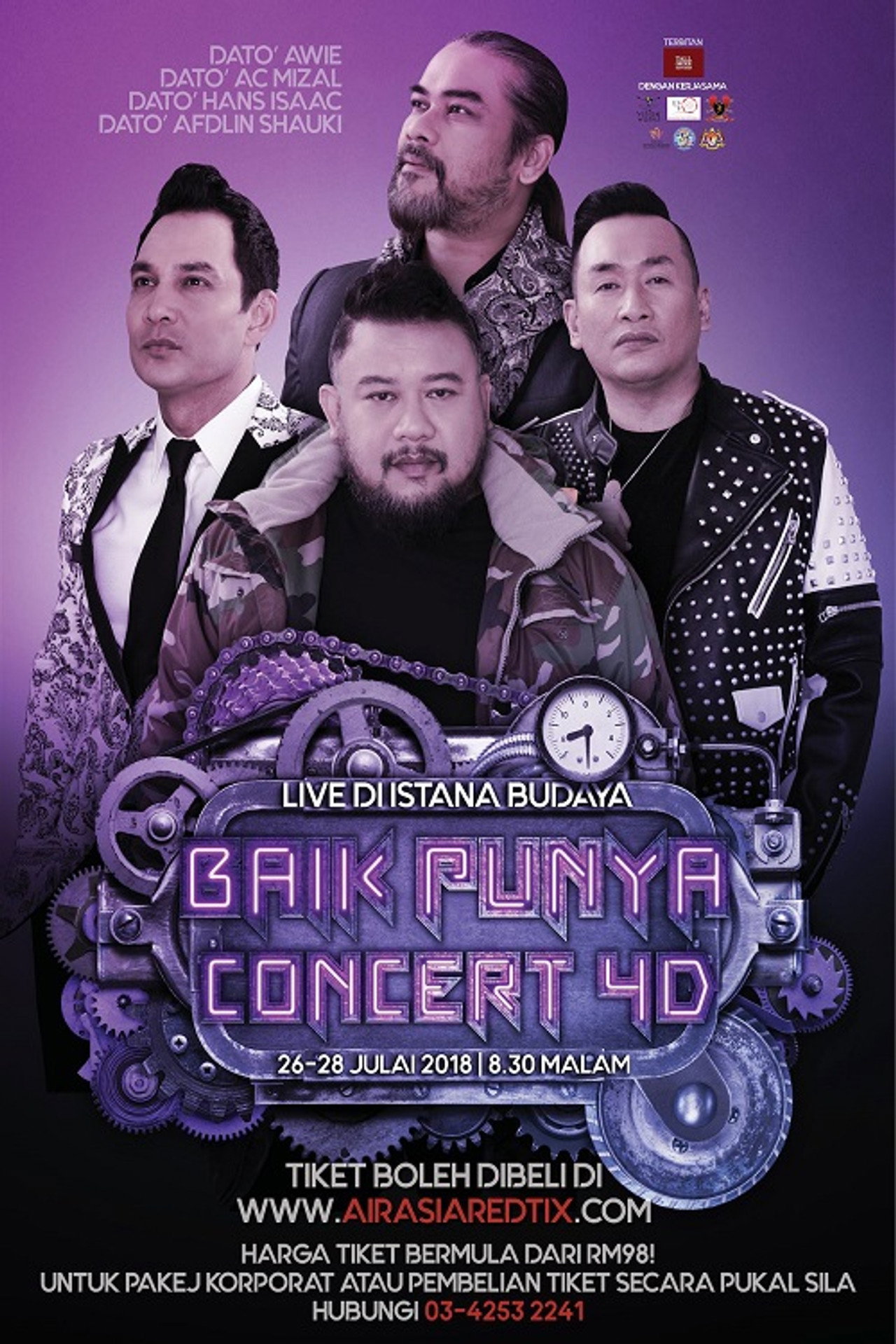 Baik Punya Konsert 4D Backdrop