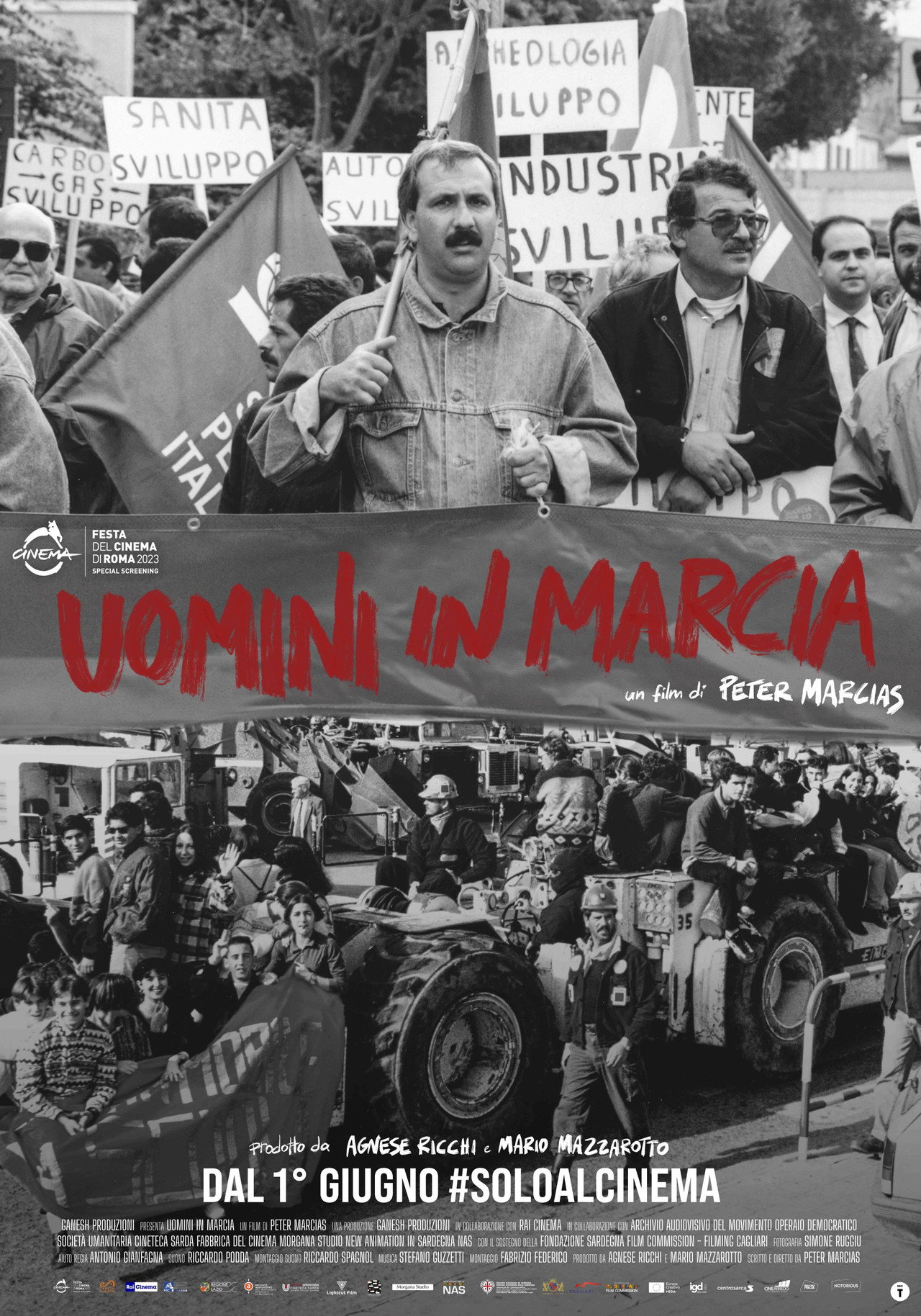 Uomini in Marcia filmaffisch