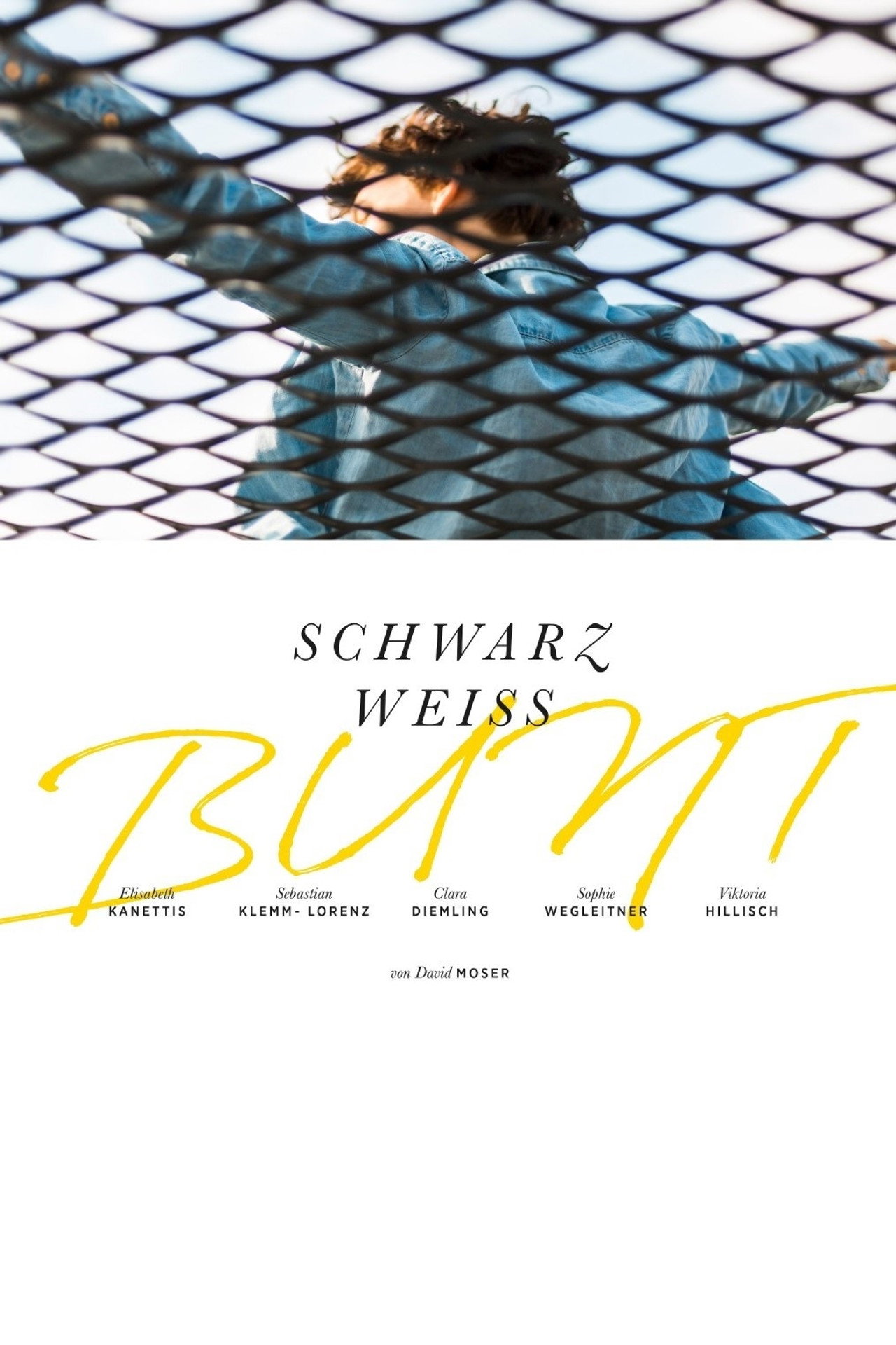 Schwarz Weiss Bunt filmaffisch