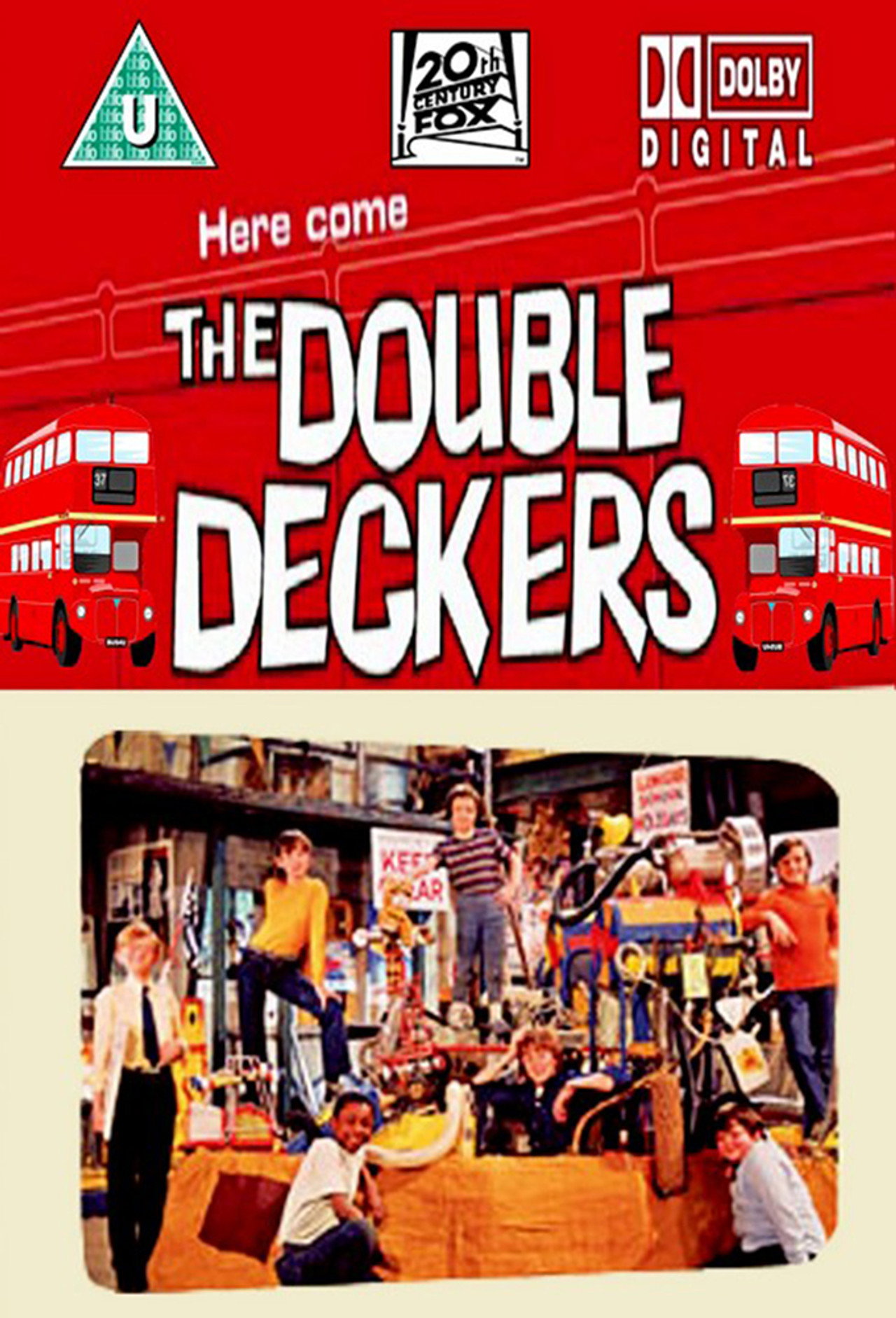 Here Come the Double Deckers affisch