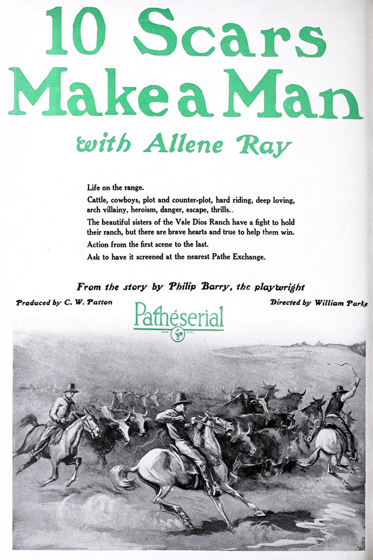 Ten Scars Make a Man Backdrop