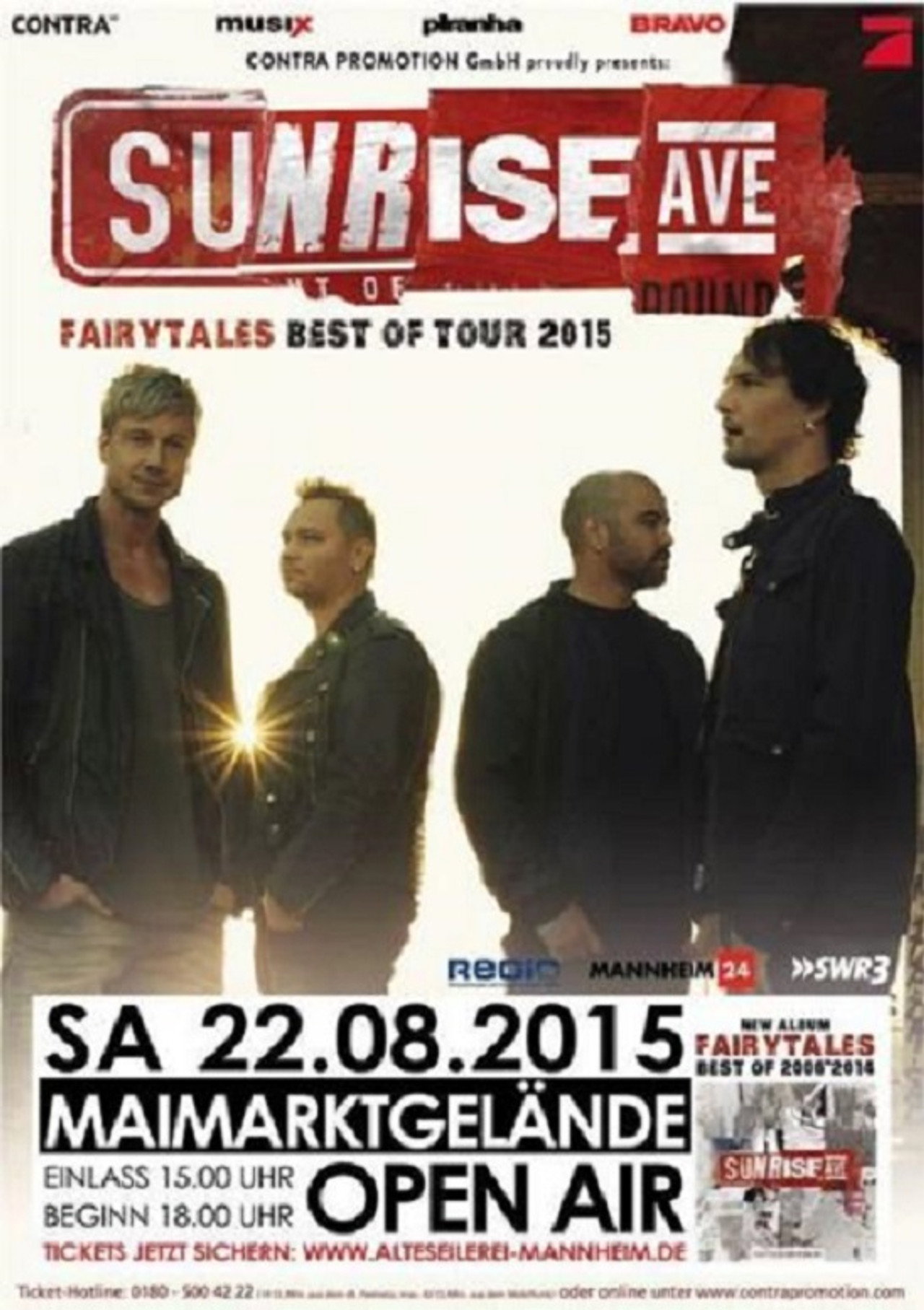 Sunrise Avenue - Fairytales Best Of 2006-2014 (Live at O² World Hamburg) Backdrop