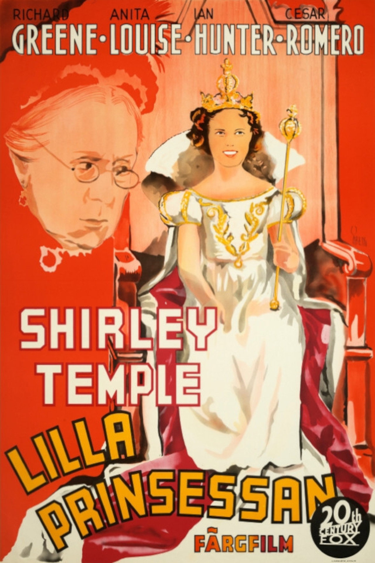 Lilla prinsessan filmaffisch