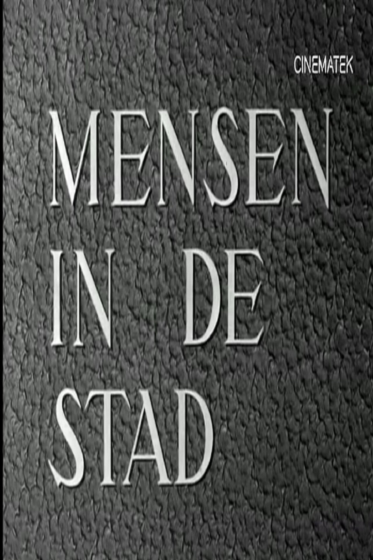 Mensen in de stad filmaffisch