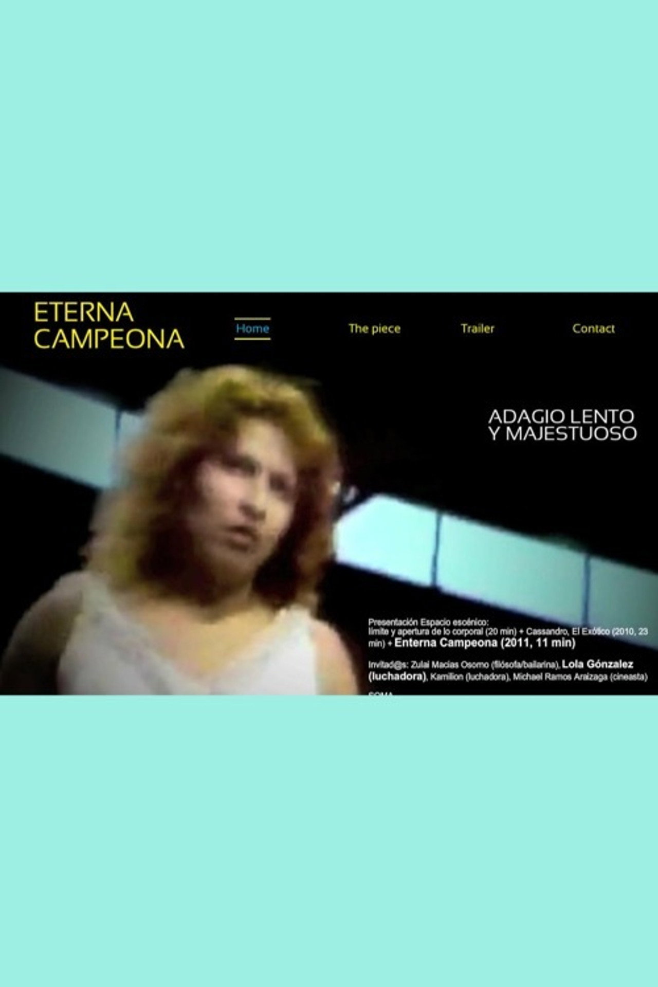 Eterna campeona filmaffisch