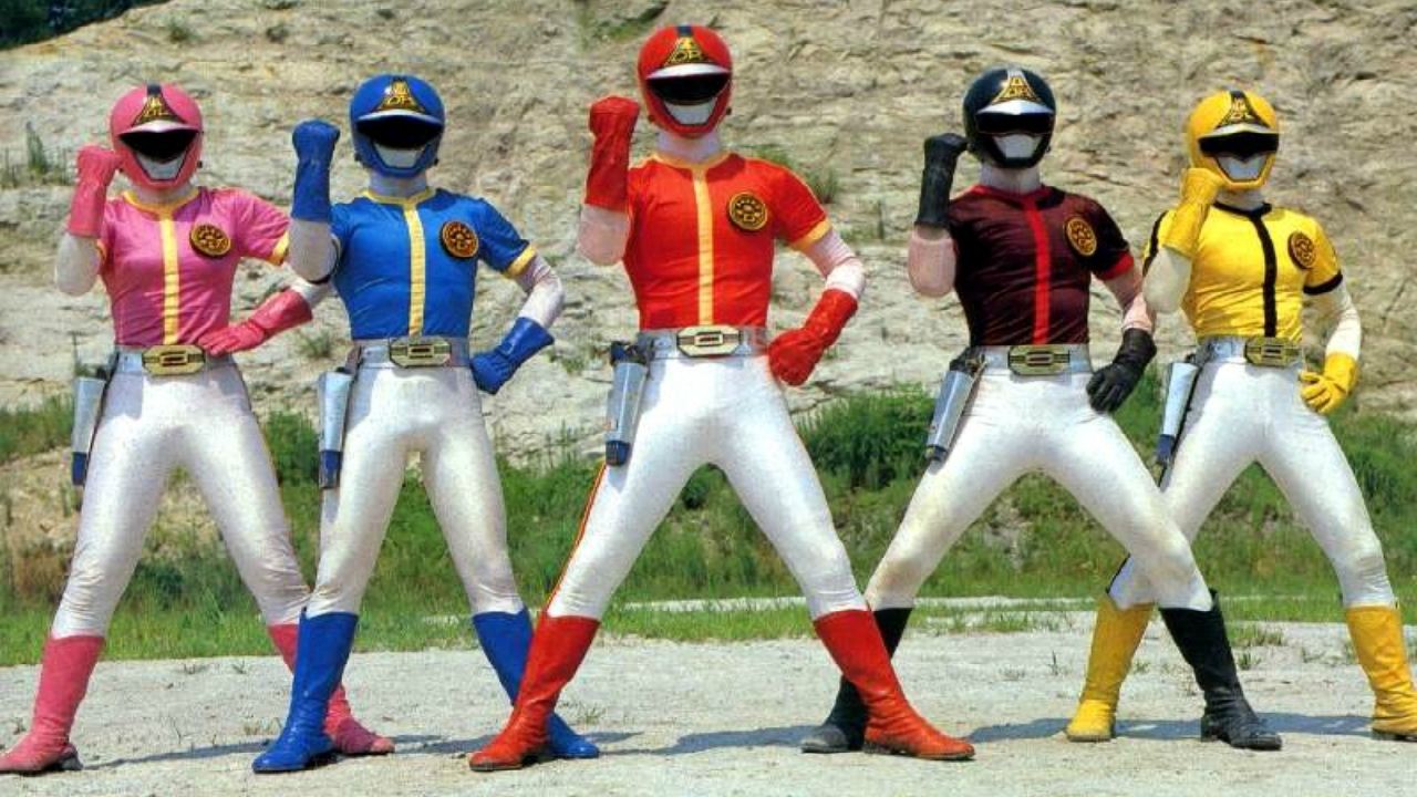 Scen från Kagaku Sentai Dynaman: The Movie