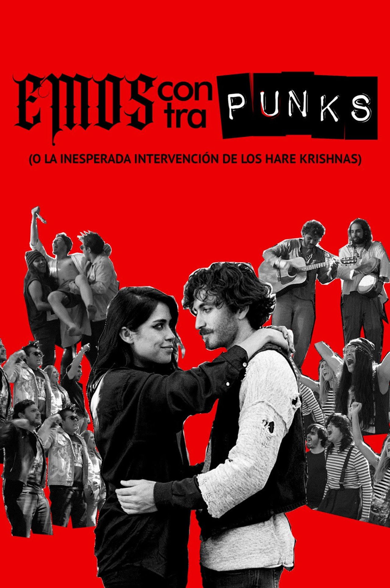 Emos contra Punks (o la inesperada intervención de los Hare Krishnas) Backdrop
