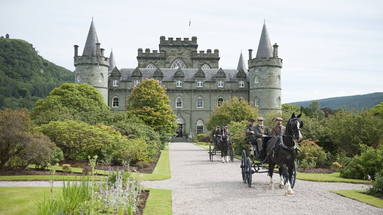 Scen från Downton Abbey: A Journey to the Highlands