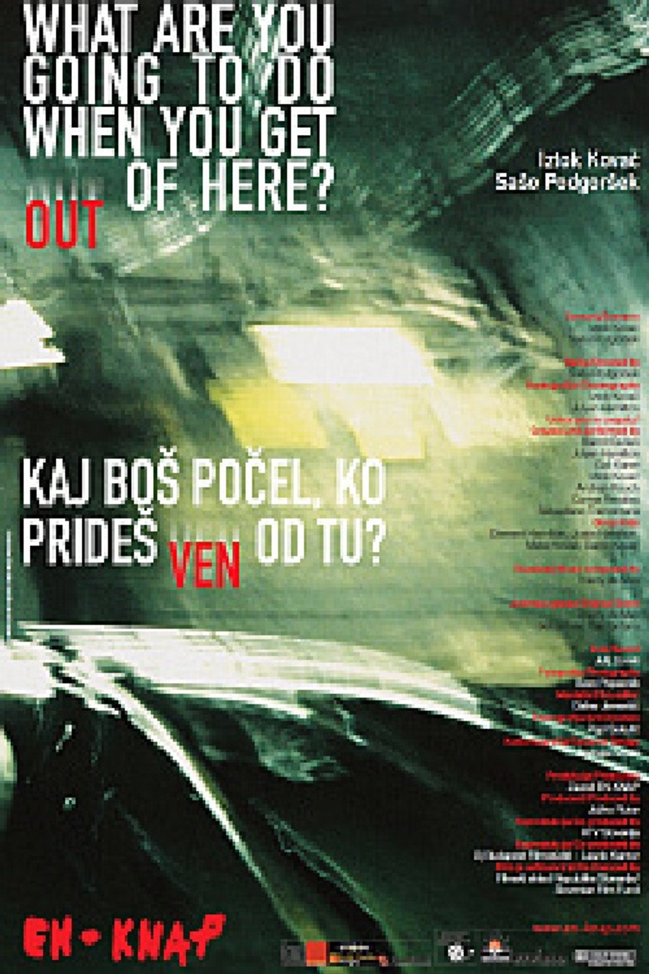 Kaj boš počel, ko prideš ven od tu? filmaffisch