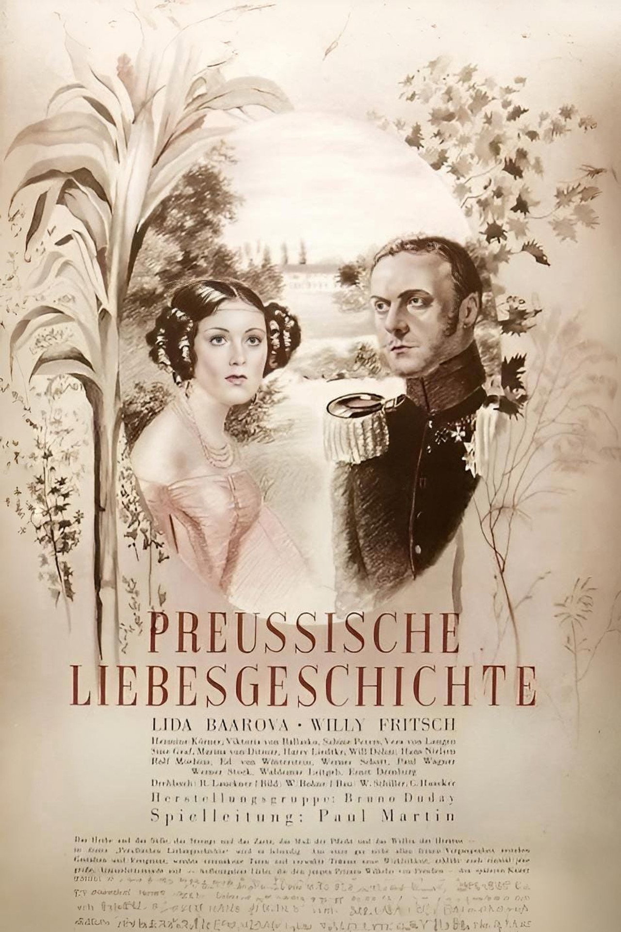 A Prussian Love Story Backdrop