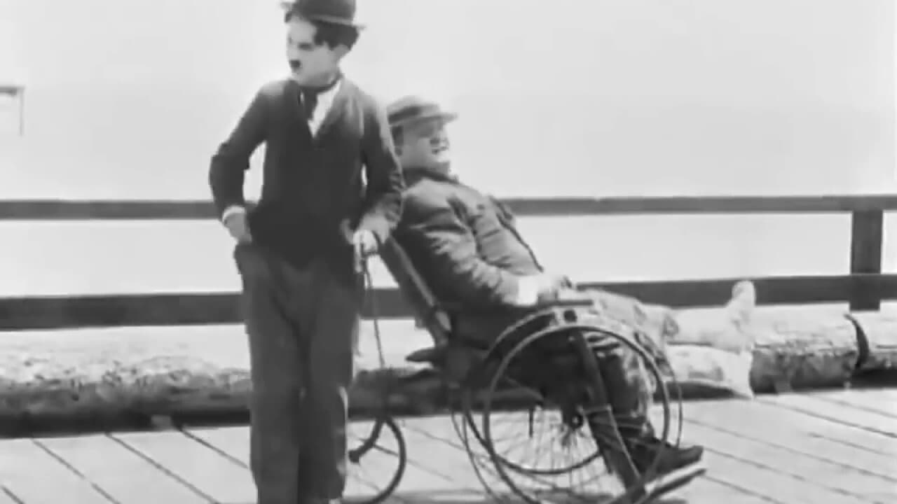 Scen från Chaplin i sin nya plats