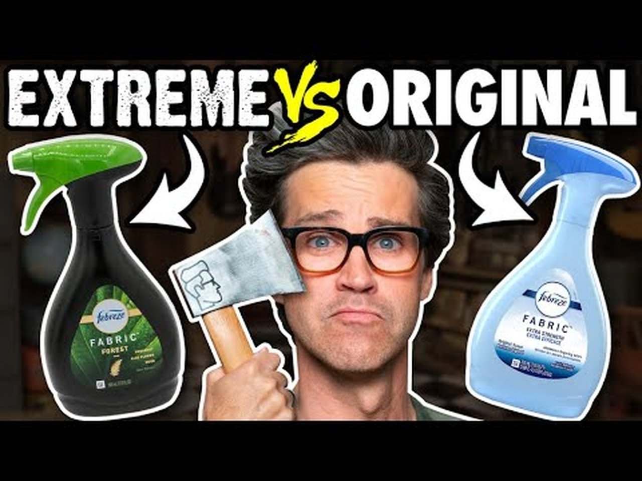 Good Mythical Morning - Season 21 Episode 2 : Extreme vs. Original Products Test (Axe Throwing Game)