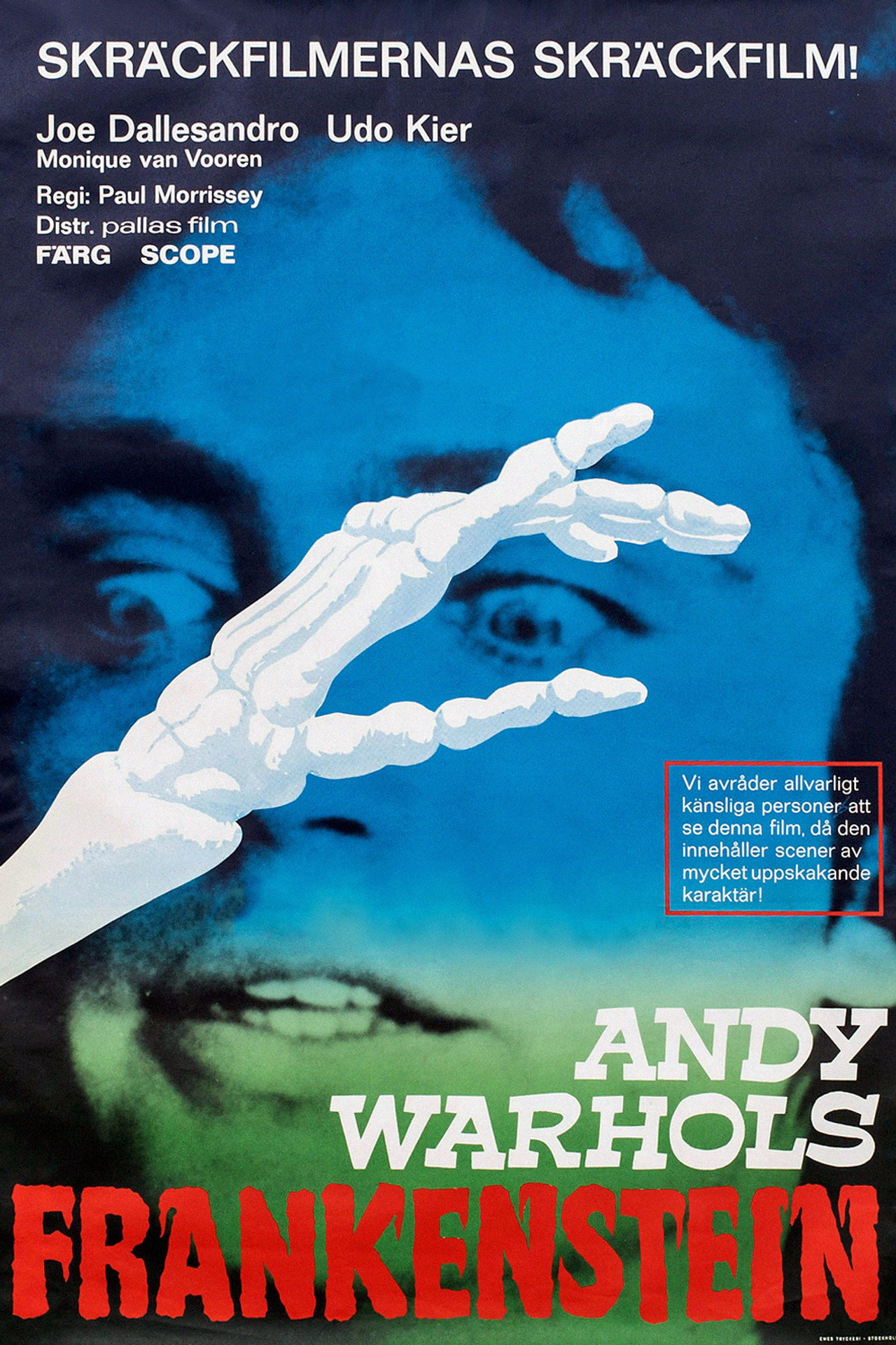 Andy Warhol's Frankenstein filmaffisch