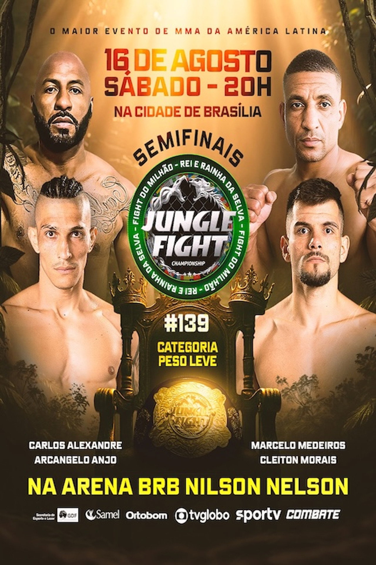 Jungle Fight 139: Fight of the Million Semifinals filmaffisch