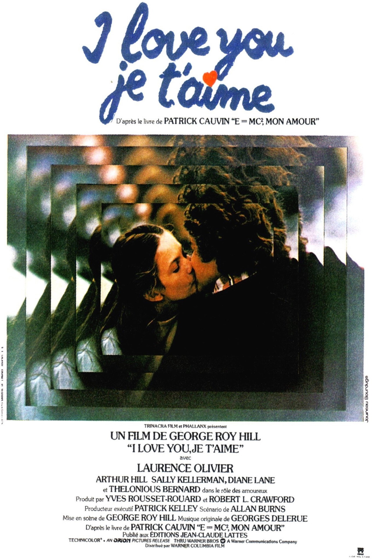 I love you, je t'aime poster