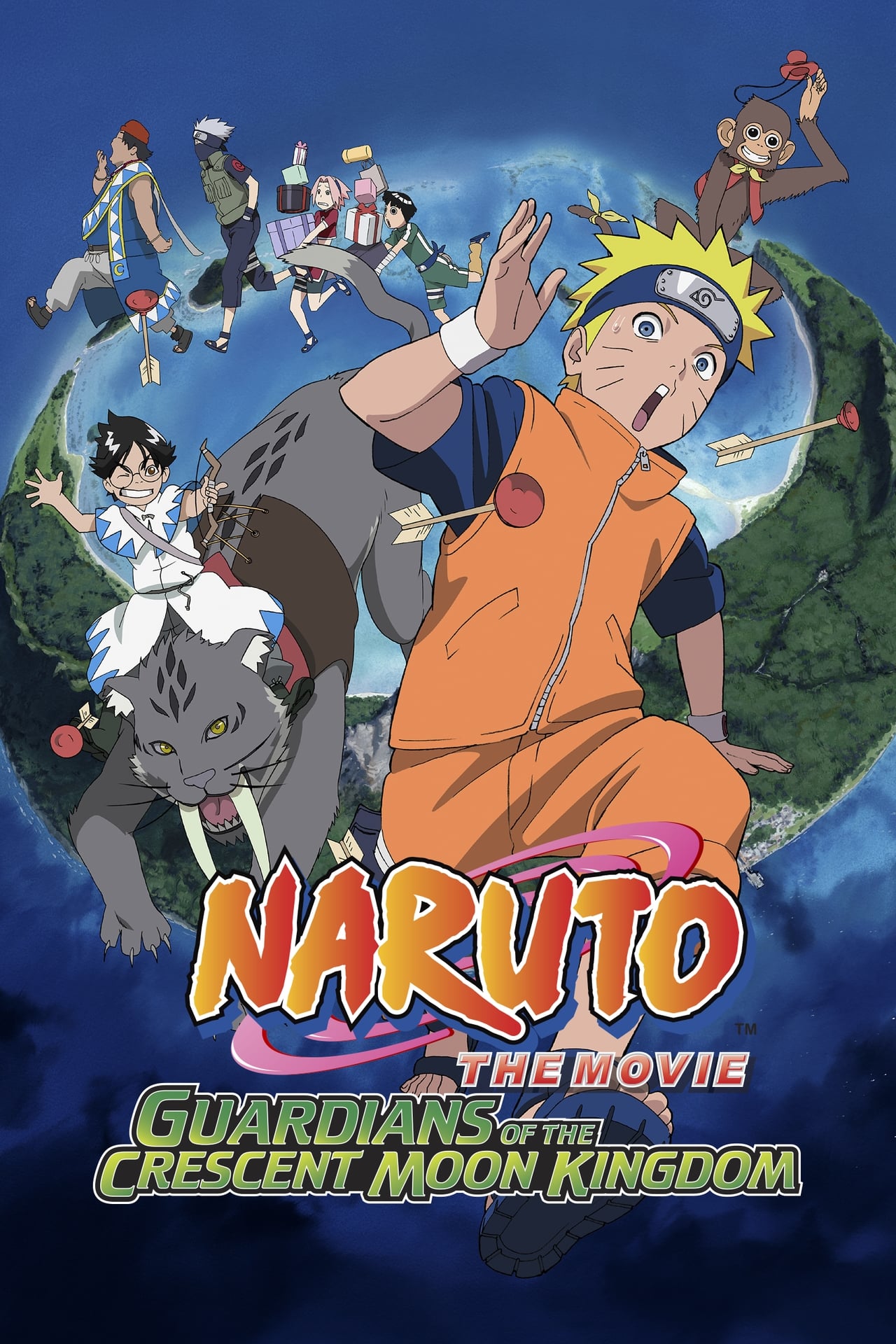 Naruto Movie 3 Hatalmas izgalom! Állati zűrzavar a Mikazuri-szigeten – plakát 6