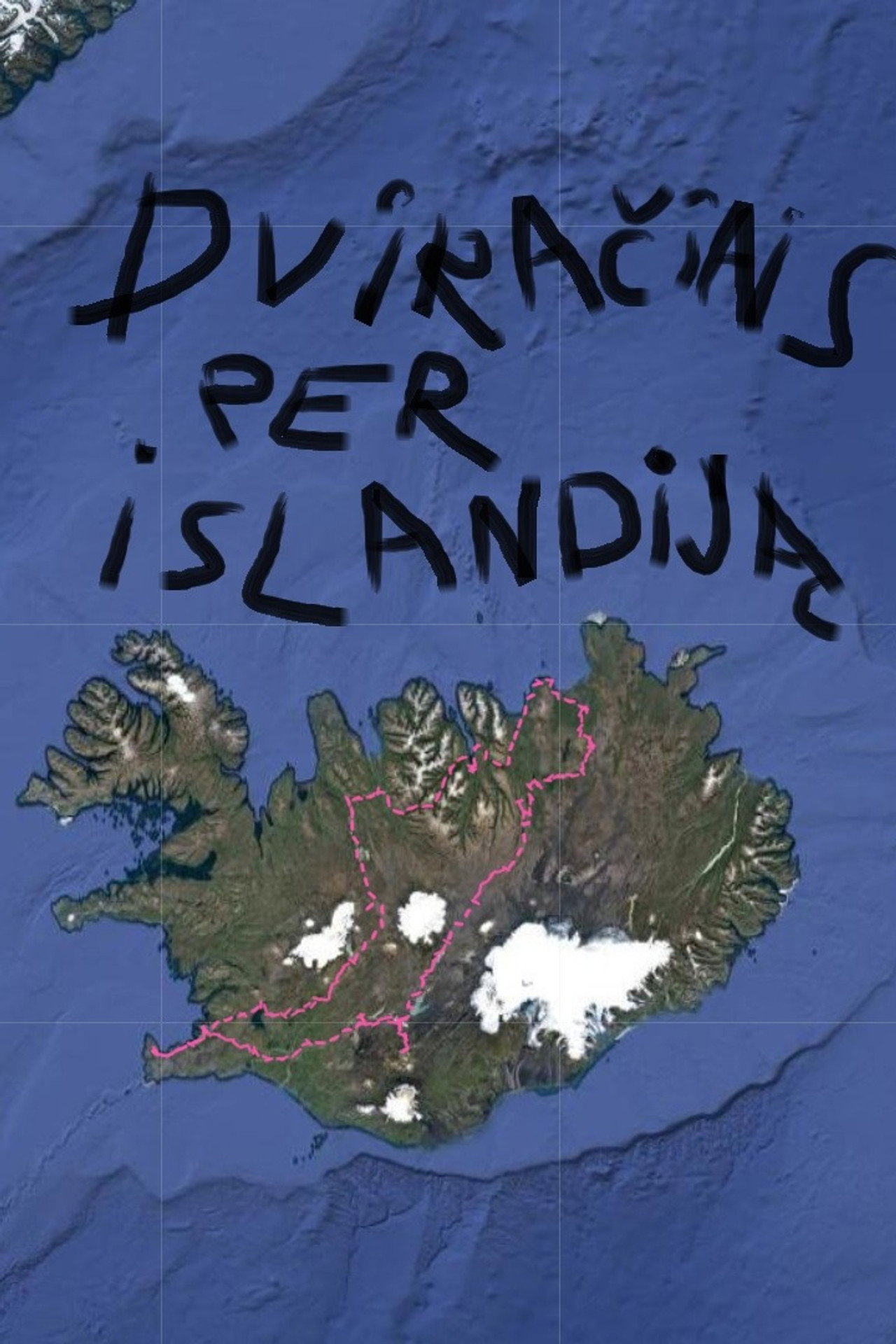 Cycling Across Iceland Backdrop