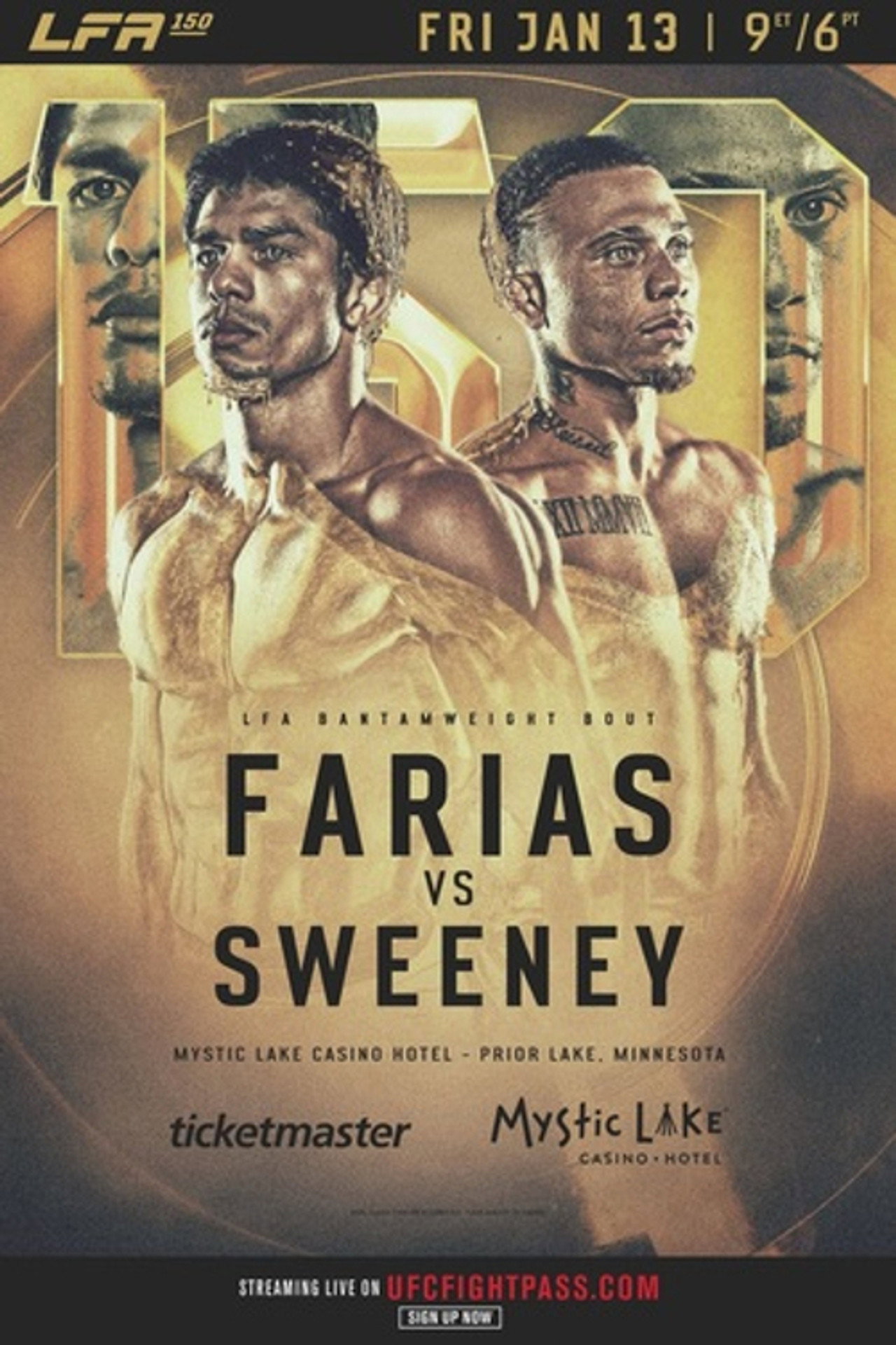 LFA 150: Farias vs. Sweeney filmaffisch