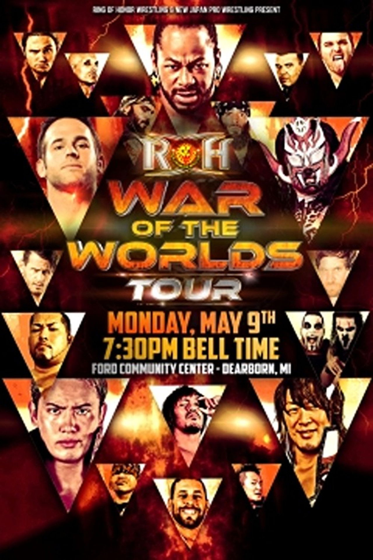 ROH & NJPW: War of the Worlds - Night 1 Backdrop
