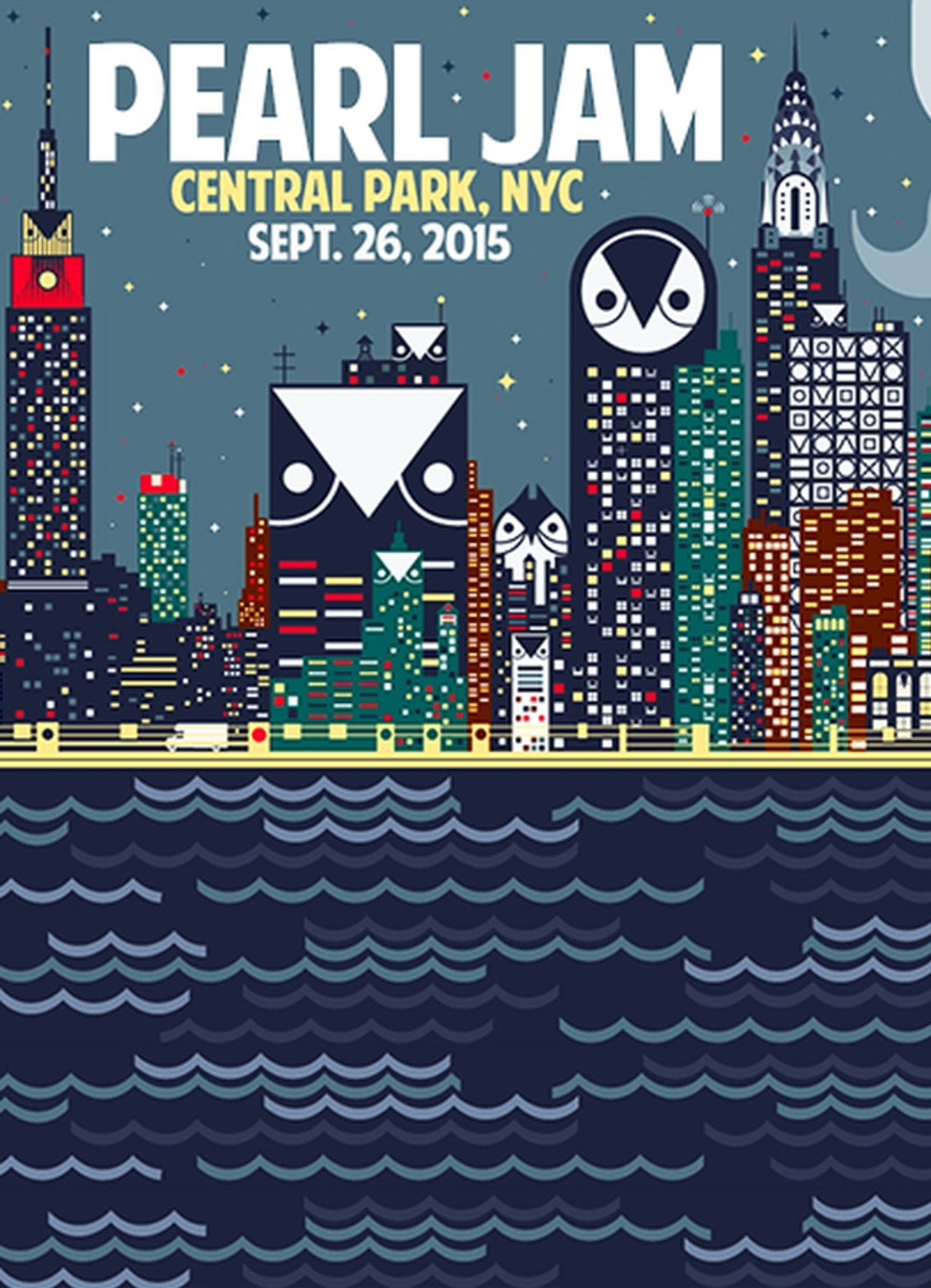 Pearl Jam: Global Citizens Festival - New York 2015 Backdrop