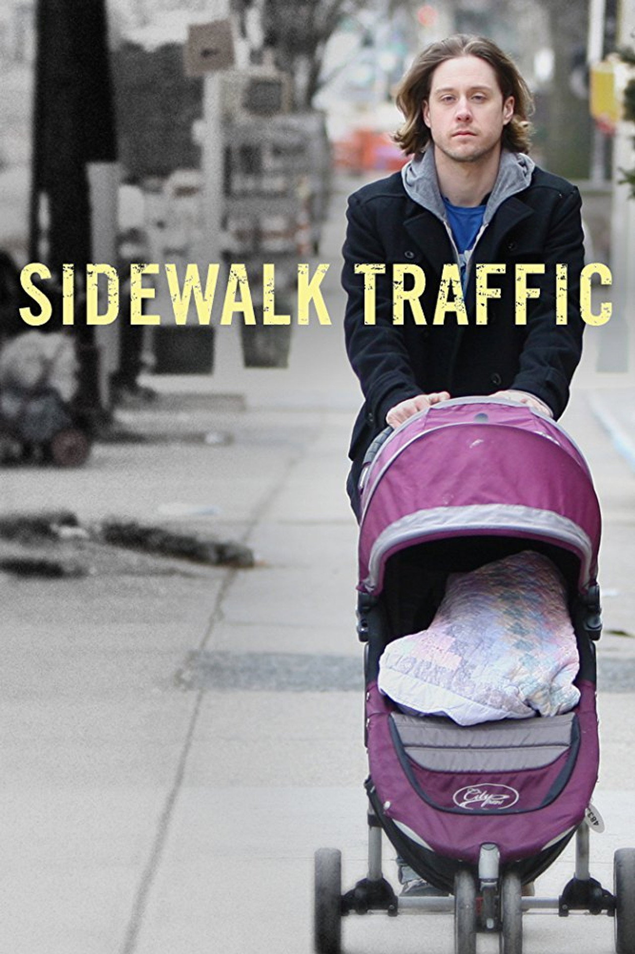 Sidewalk Traffic Backdrop