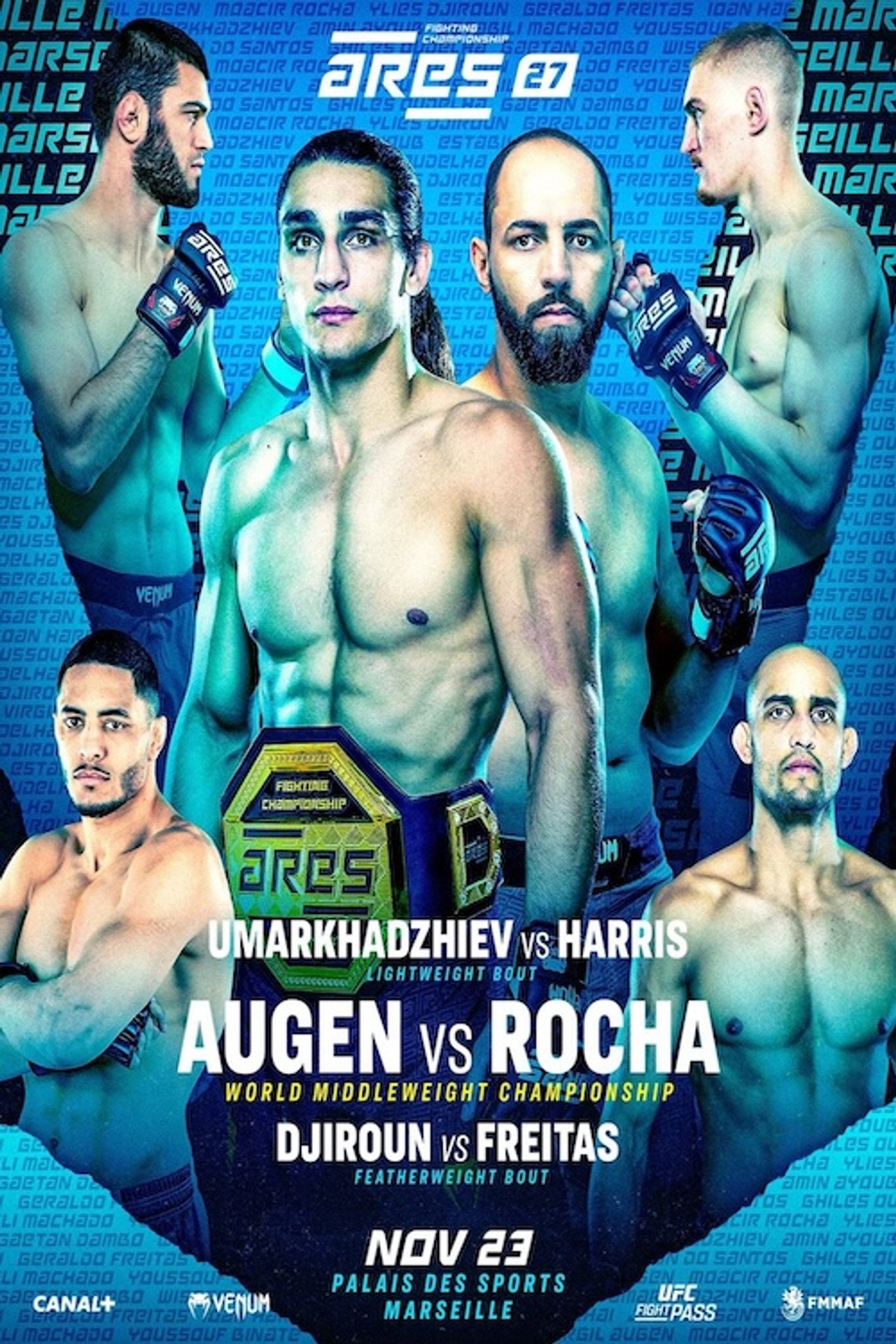ARES 27: Augen vs. Rocha filmaffisch