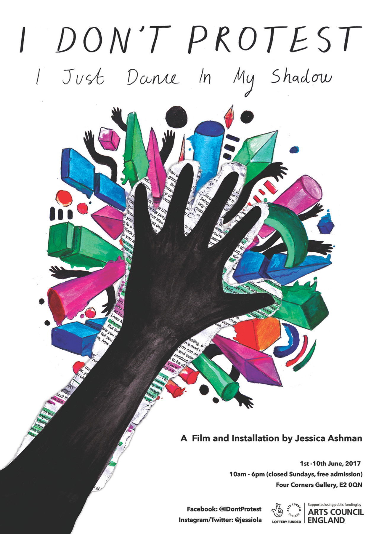 I Don't Protest, I Just Dance in My Shadow Backdrop