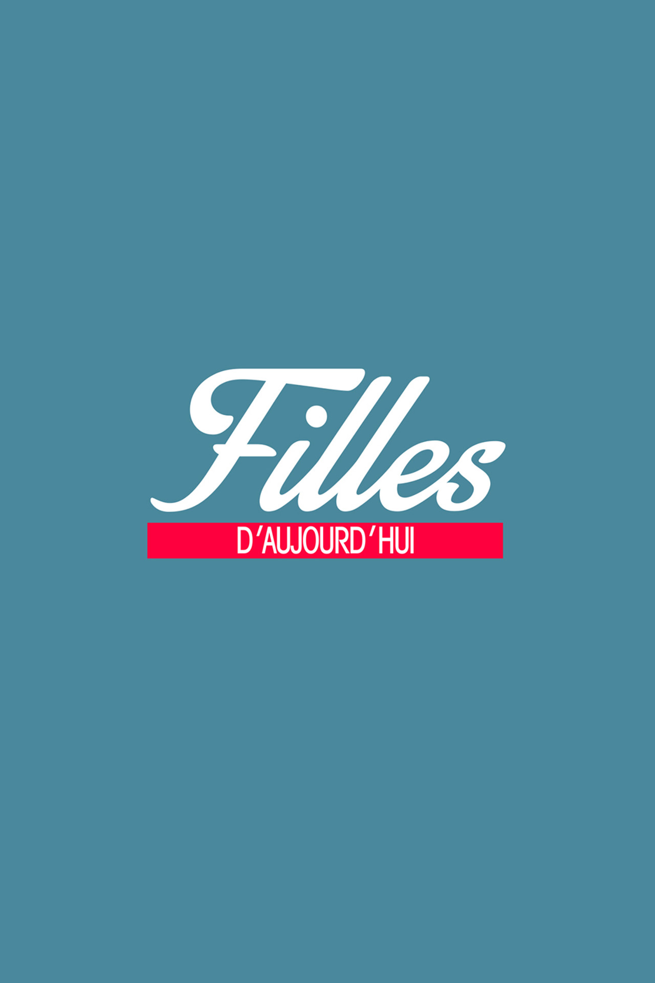 Filles d'aujourd'hui affisch