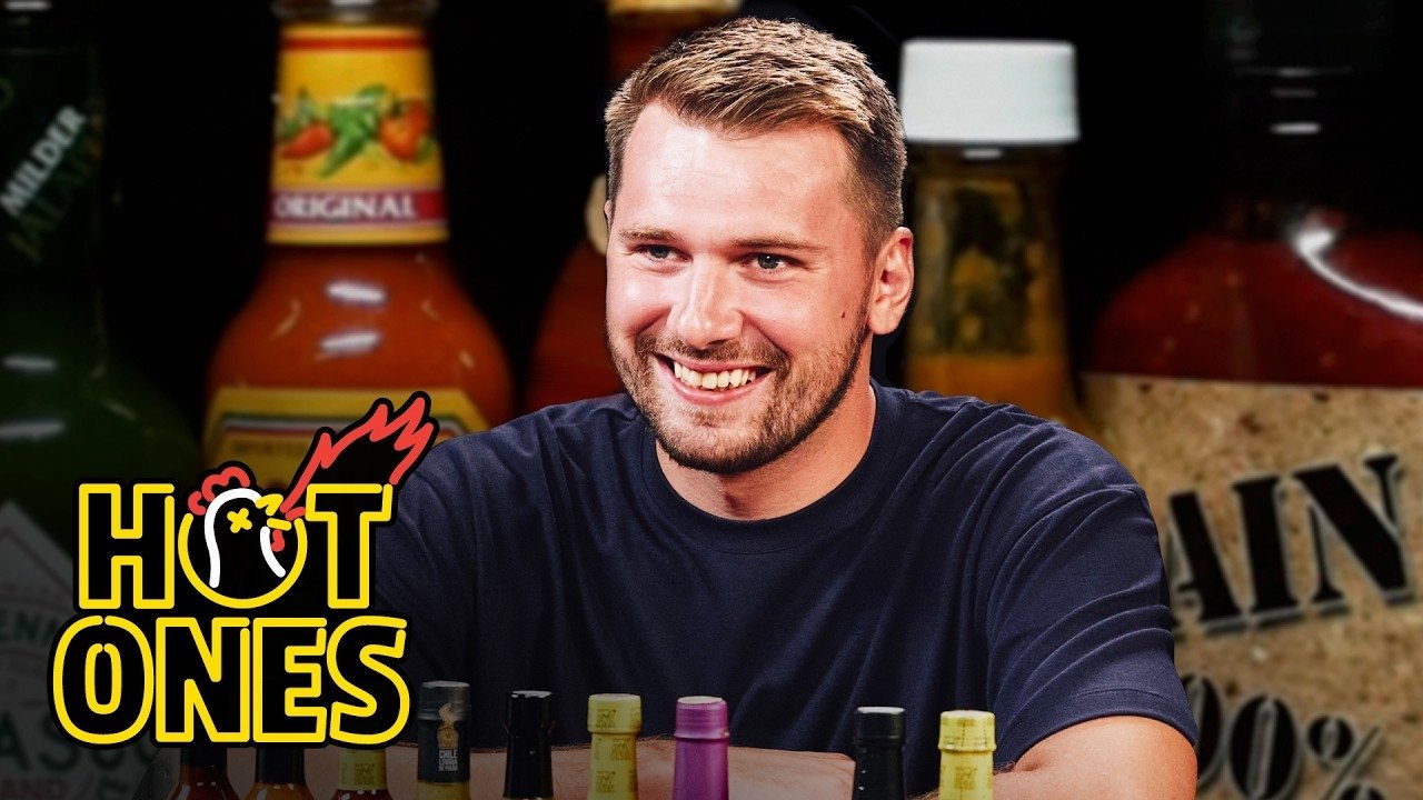 Hot Ones - Season 28 Episode 5 : Luka Dončić Gets Flagrant Fouled By Spicy Wings
