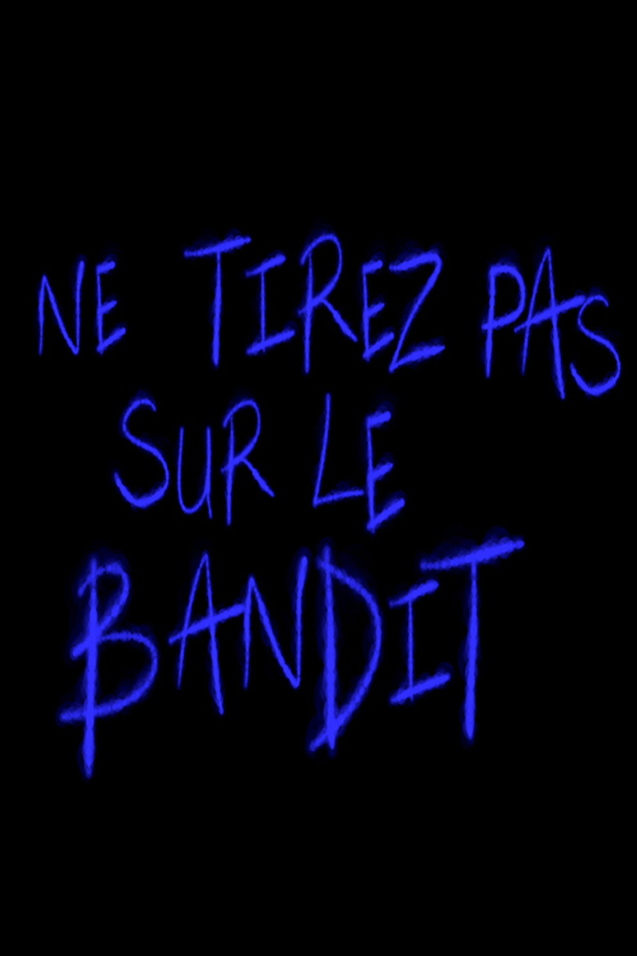 Ne tirez pas sur le bandit Backdrop