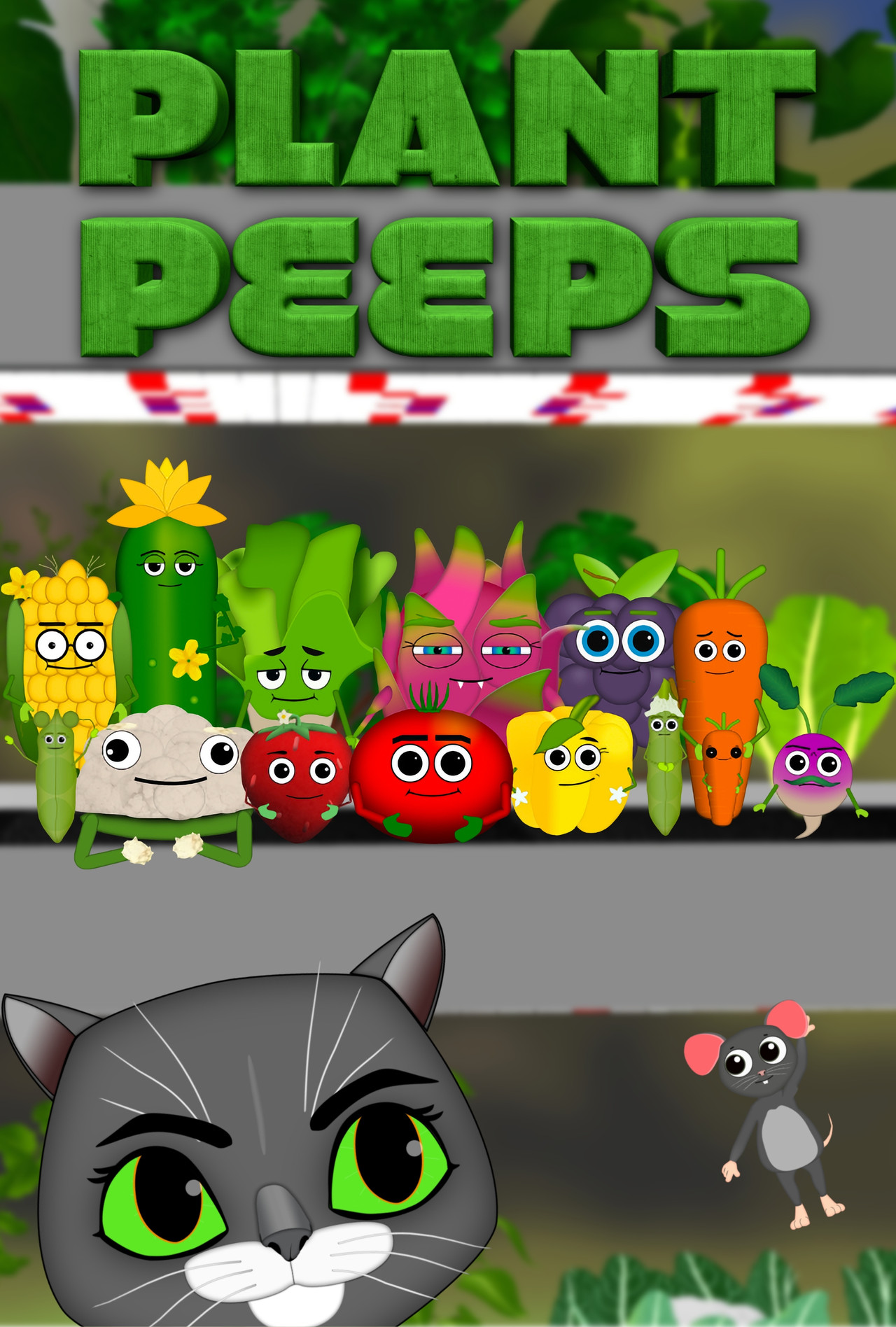 Plant Peeps backdrop