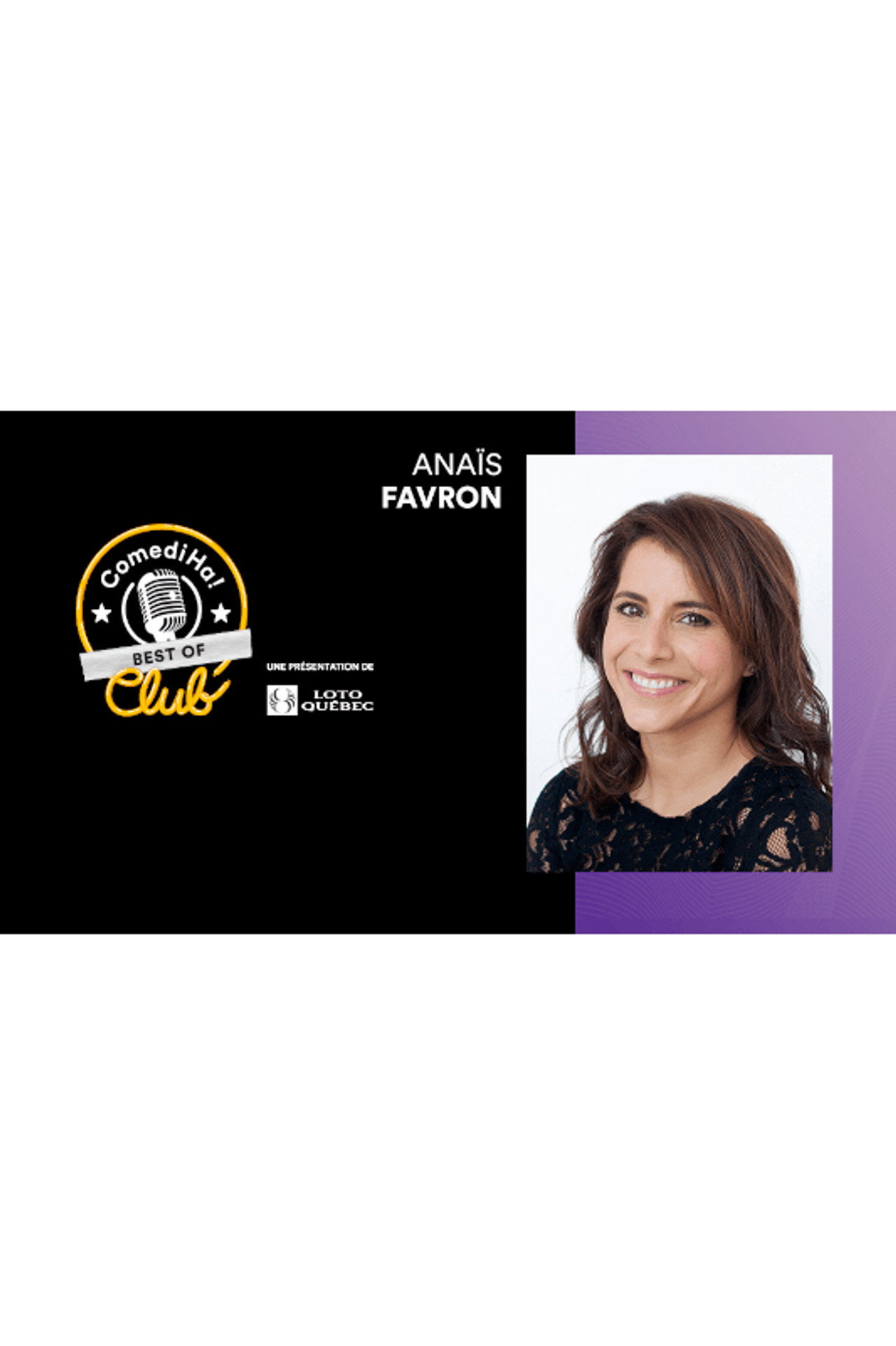 ComediHa Club Best of - 2021 - Anais Favron filmaffisch