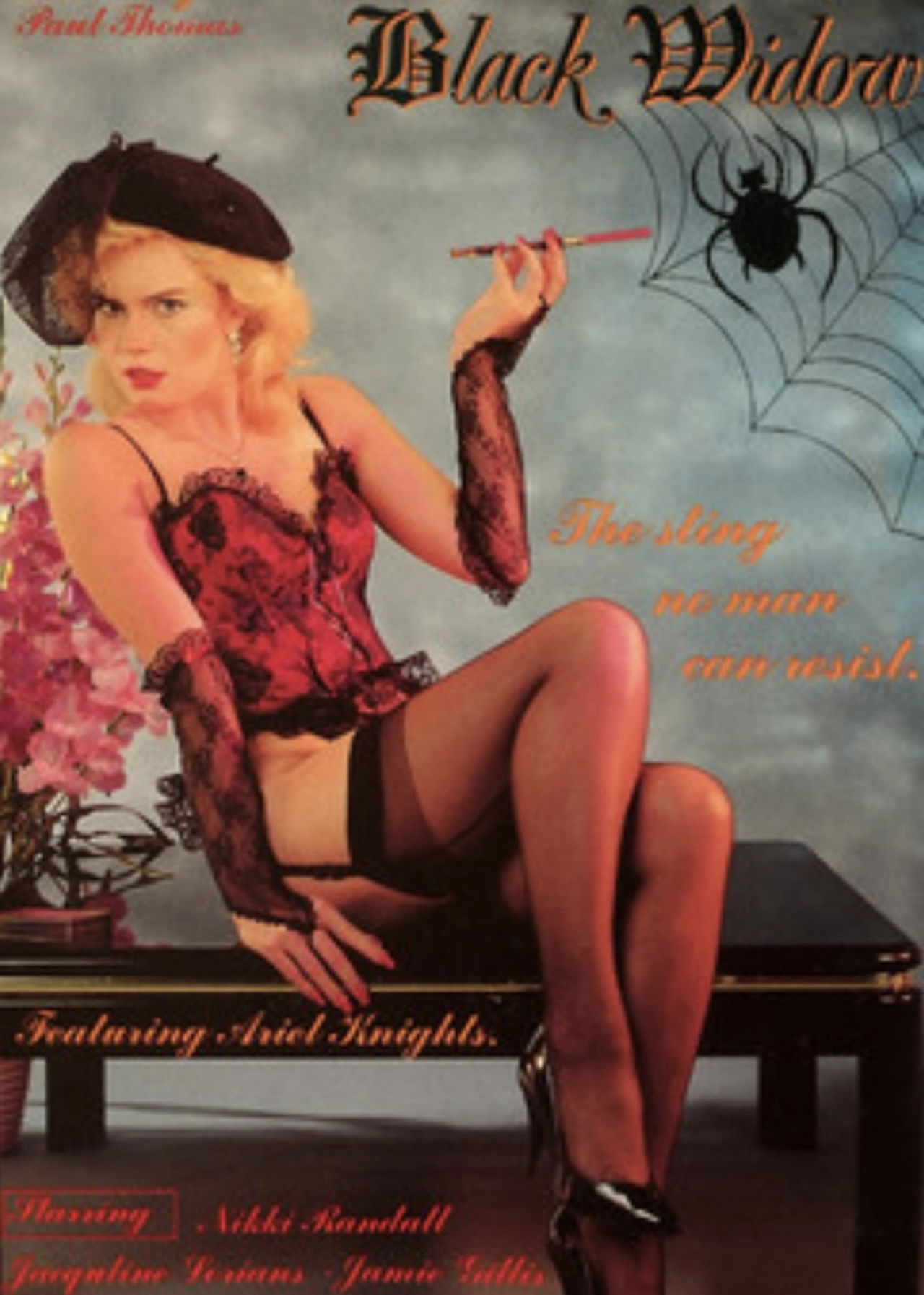 Black Widow Backdrop