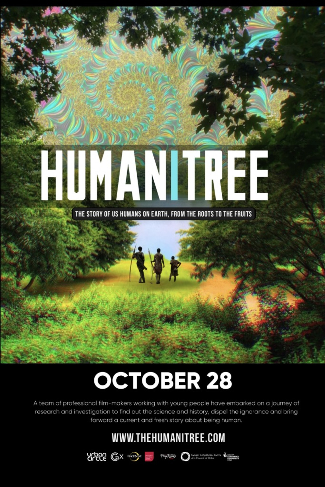 HumaniTree: A Story of us Humans, from the roots to the fruits around the world Backdrop