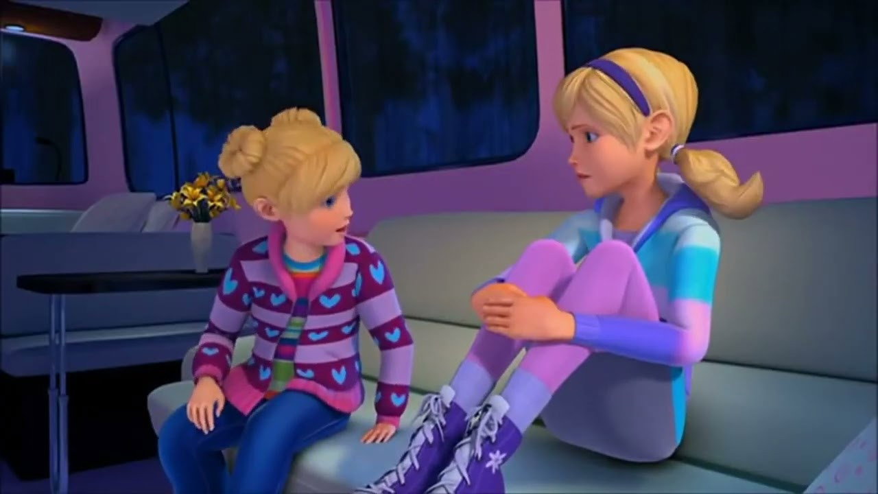 Barbie em o ano novo no mato