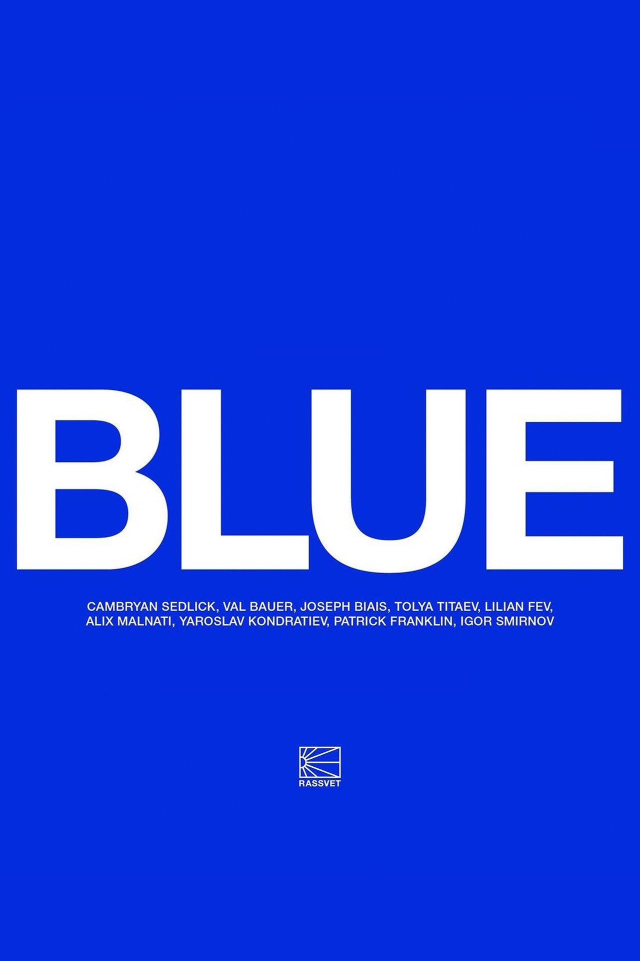 Rassvet - Blue poster