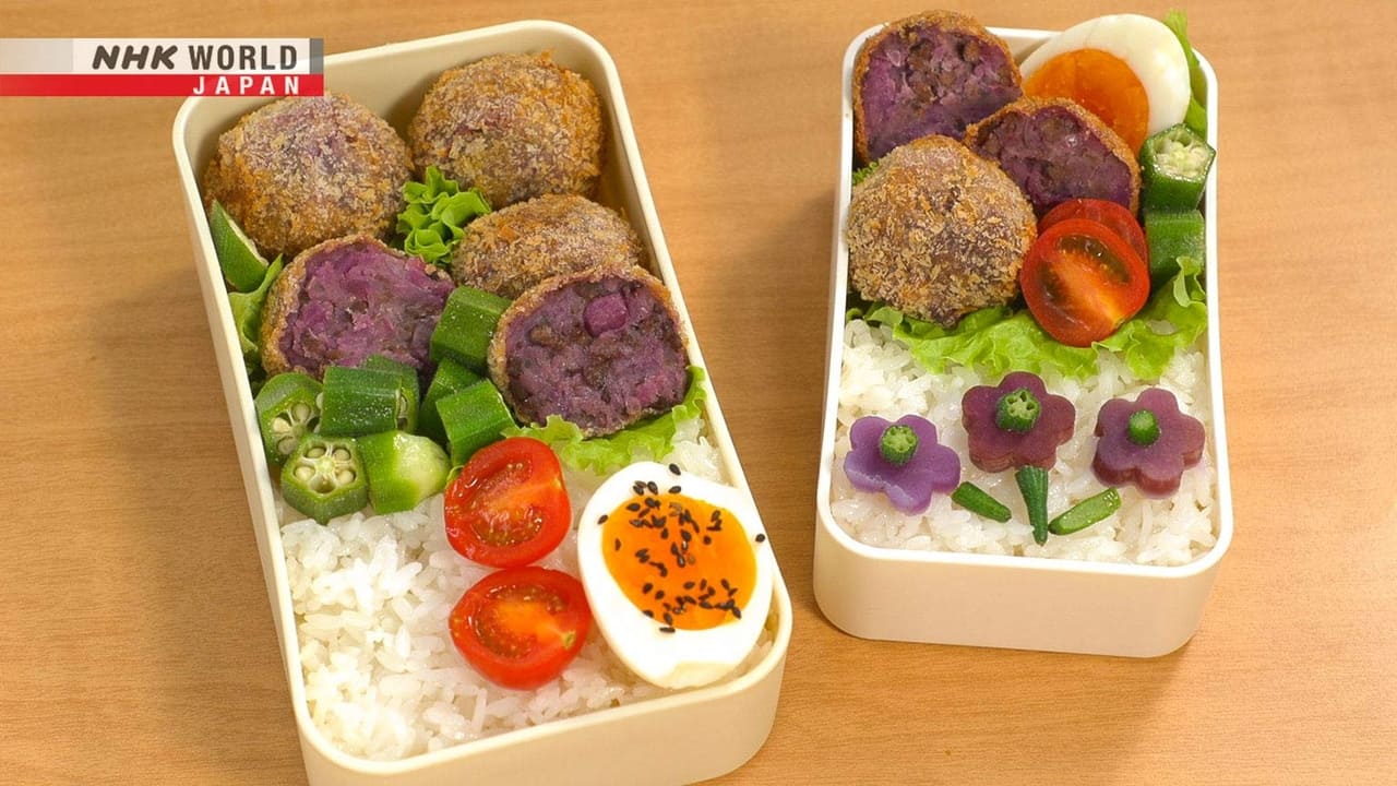 BENTO EXPO - Season 7 Episode 11 : Curry Goya Champuru Bento & Purple Sweet Potato Korokke Bento