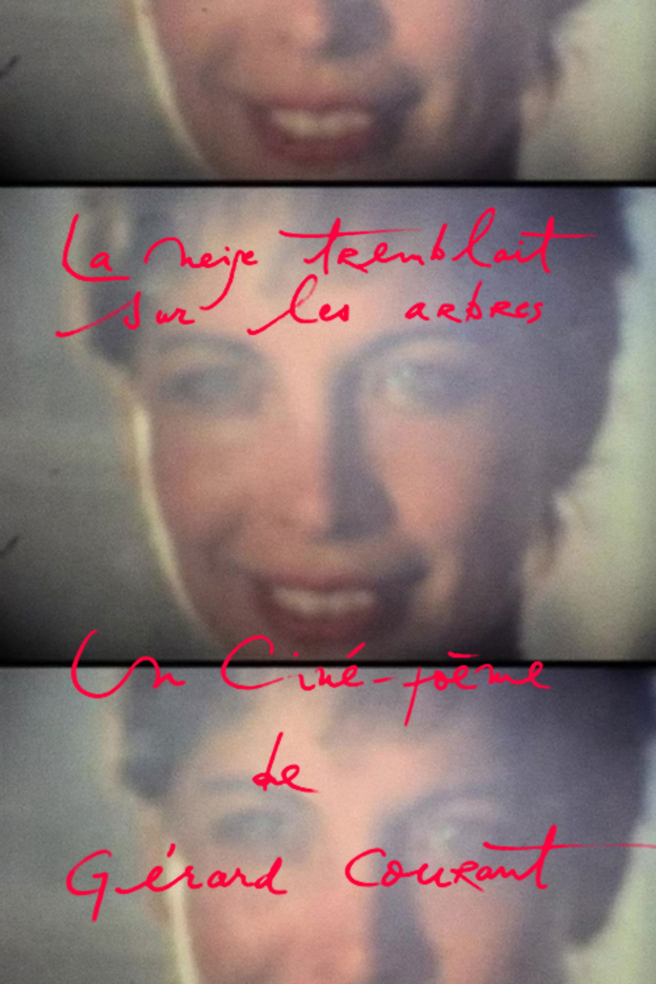 La Neige tremblait sur les arbres Backdrop