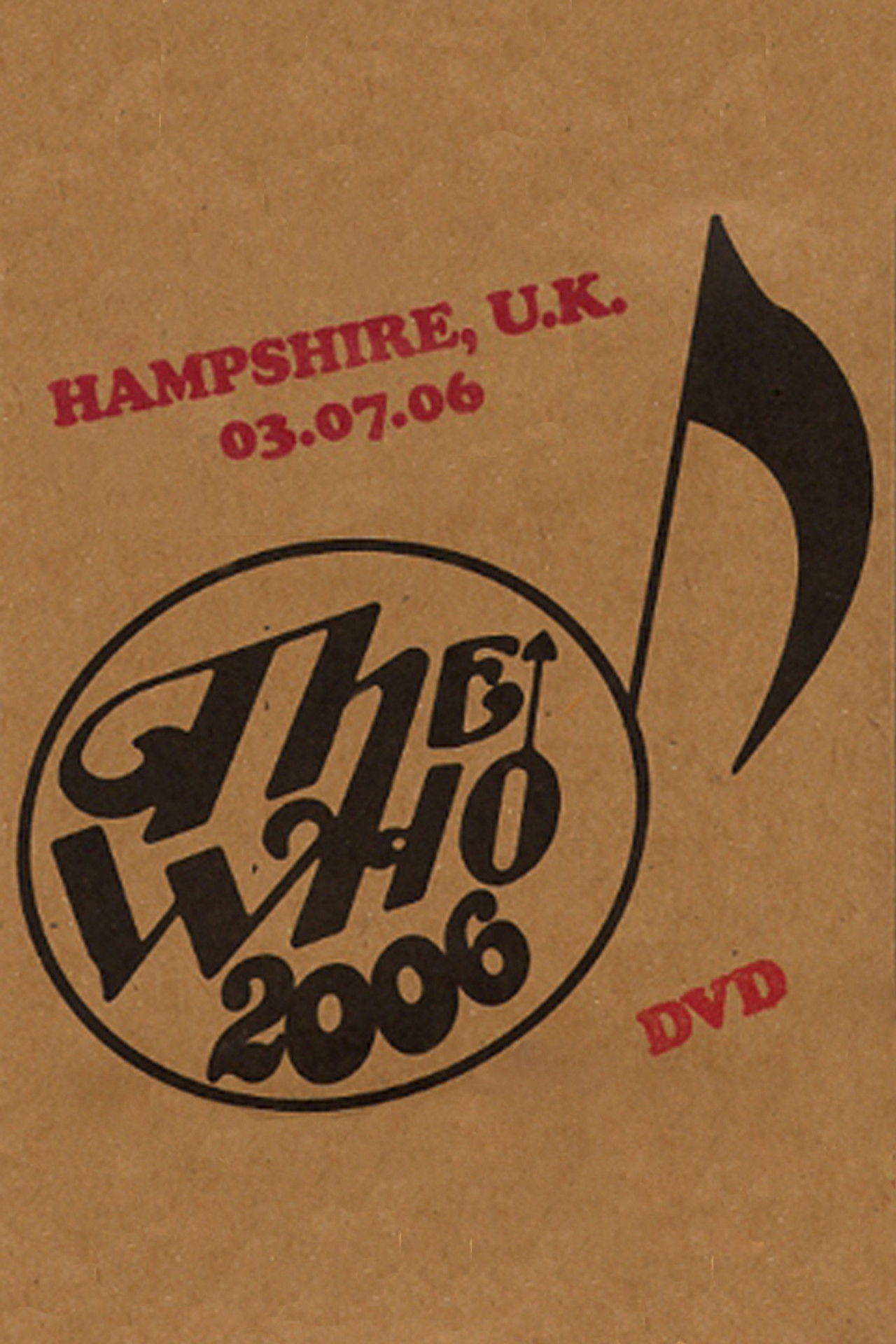 The Who: Hampshire 7/3/2006 Backdrop