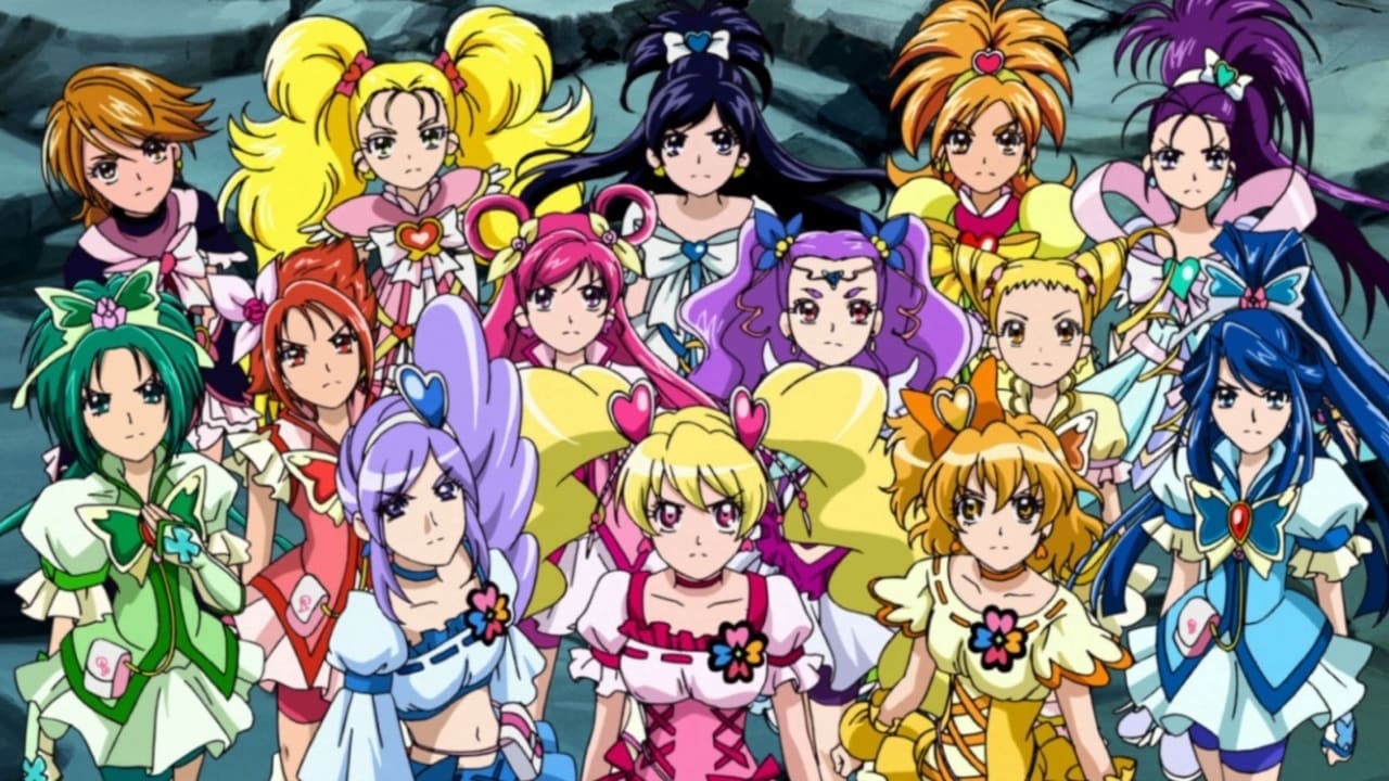 Scen från Precure All Stars Movie DX: Everyone Is a Friend - A Miracle All Precures Together