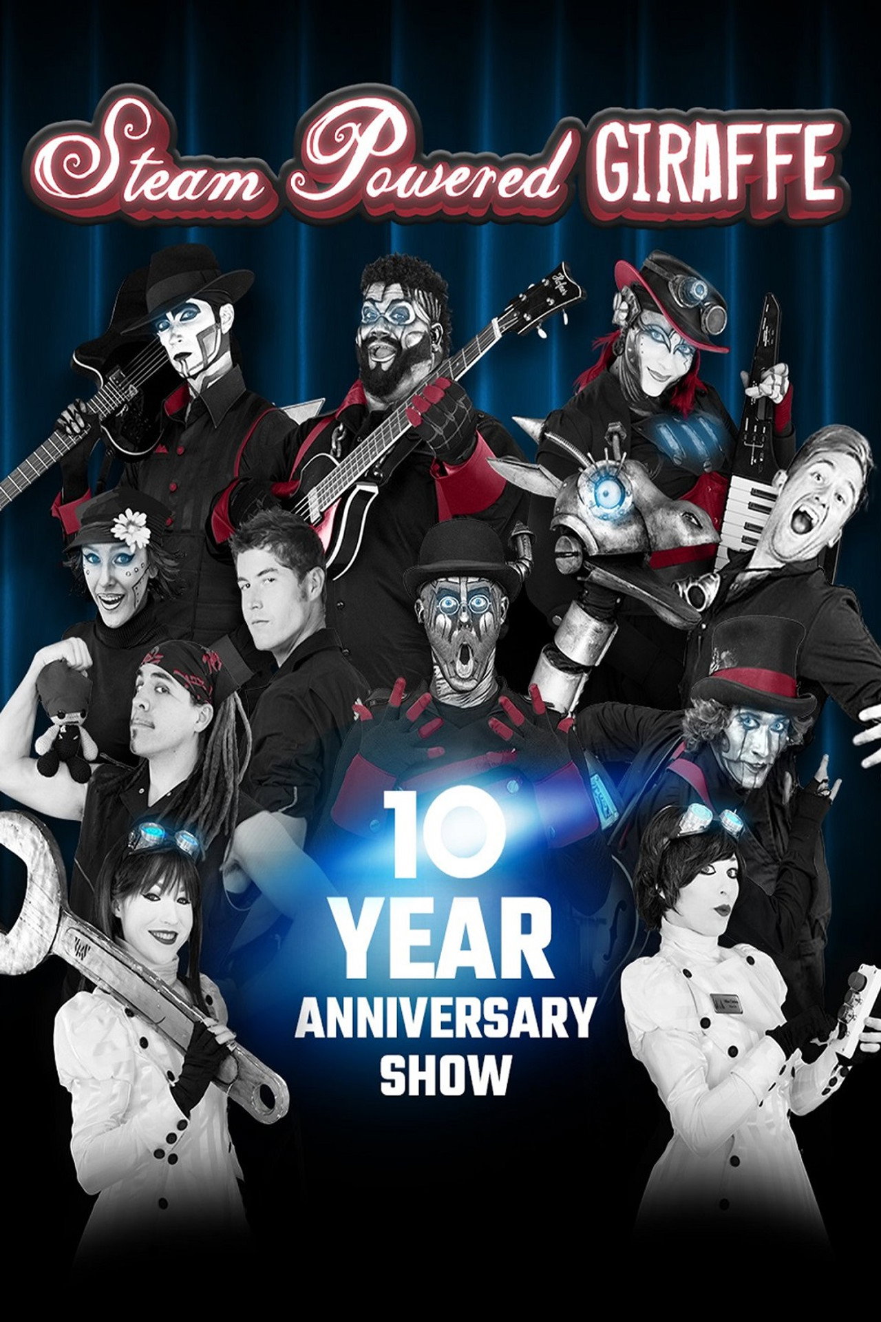 Steam Powered Giraffe: 10 Year Anniversary Show filmaffisch