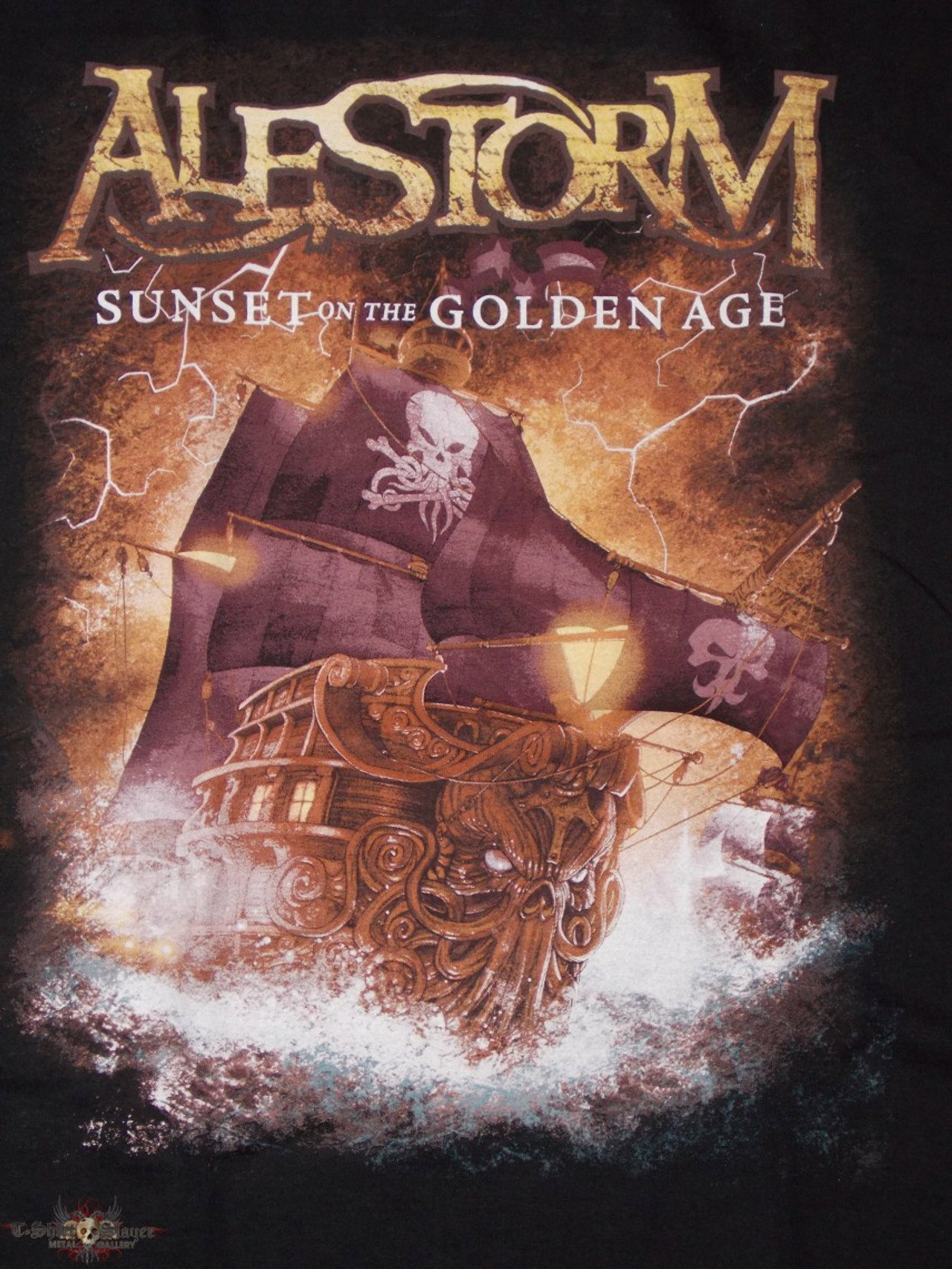 Alestorm - The making of Sunset On The Golden Age Backdrop