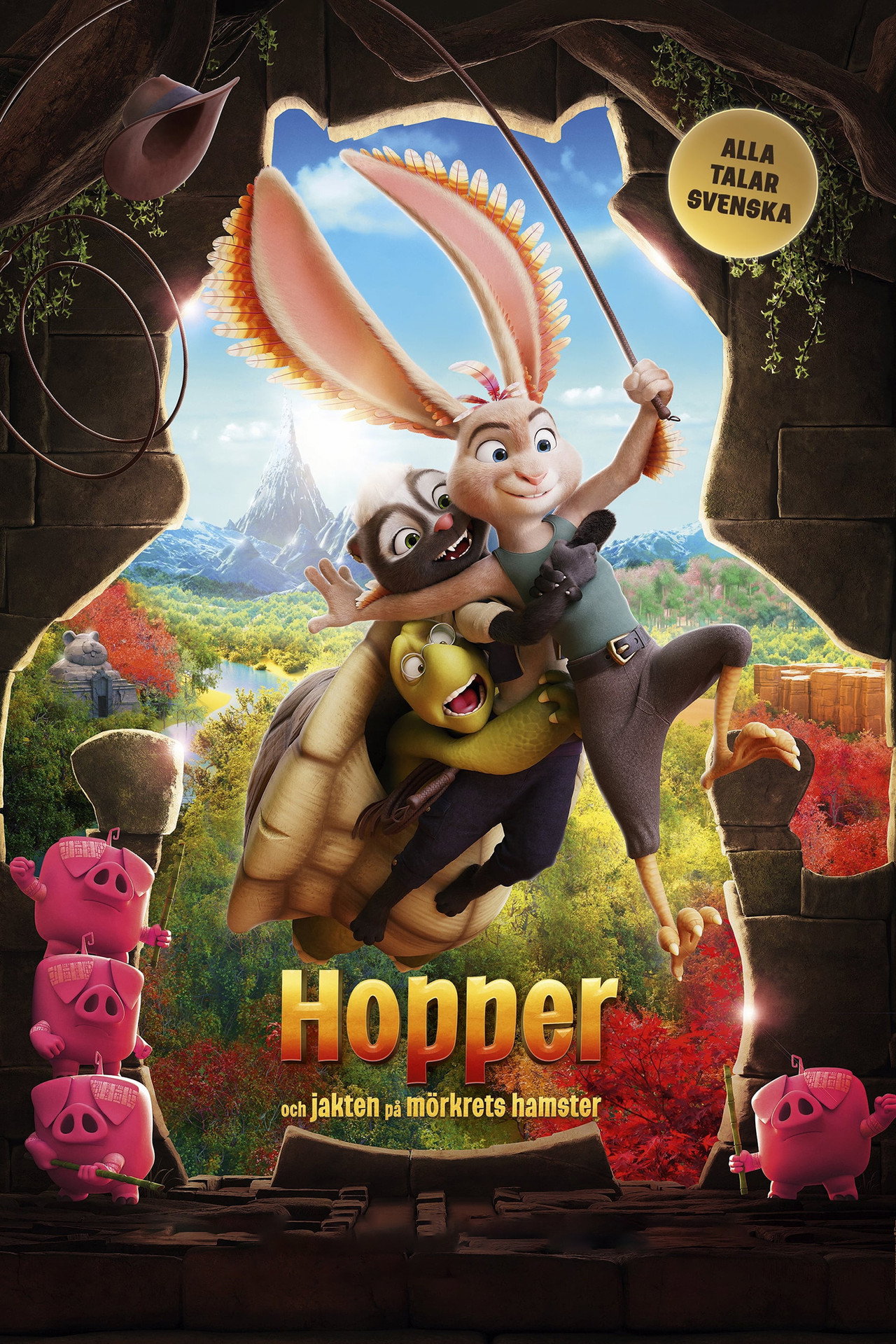Hopper och jakten på mörkrets hamster filmaffisch