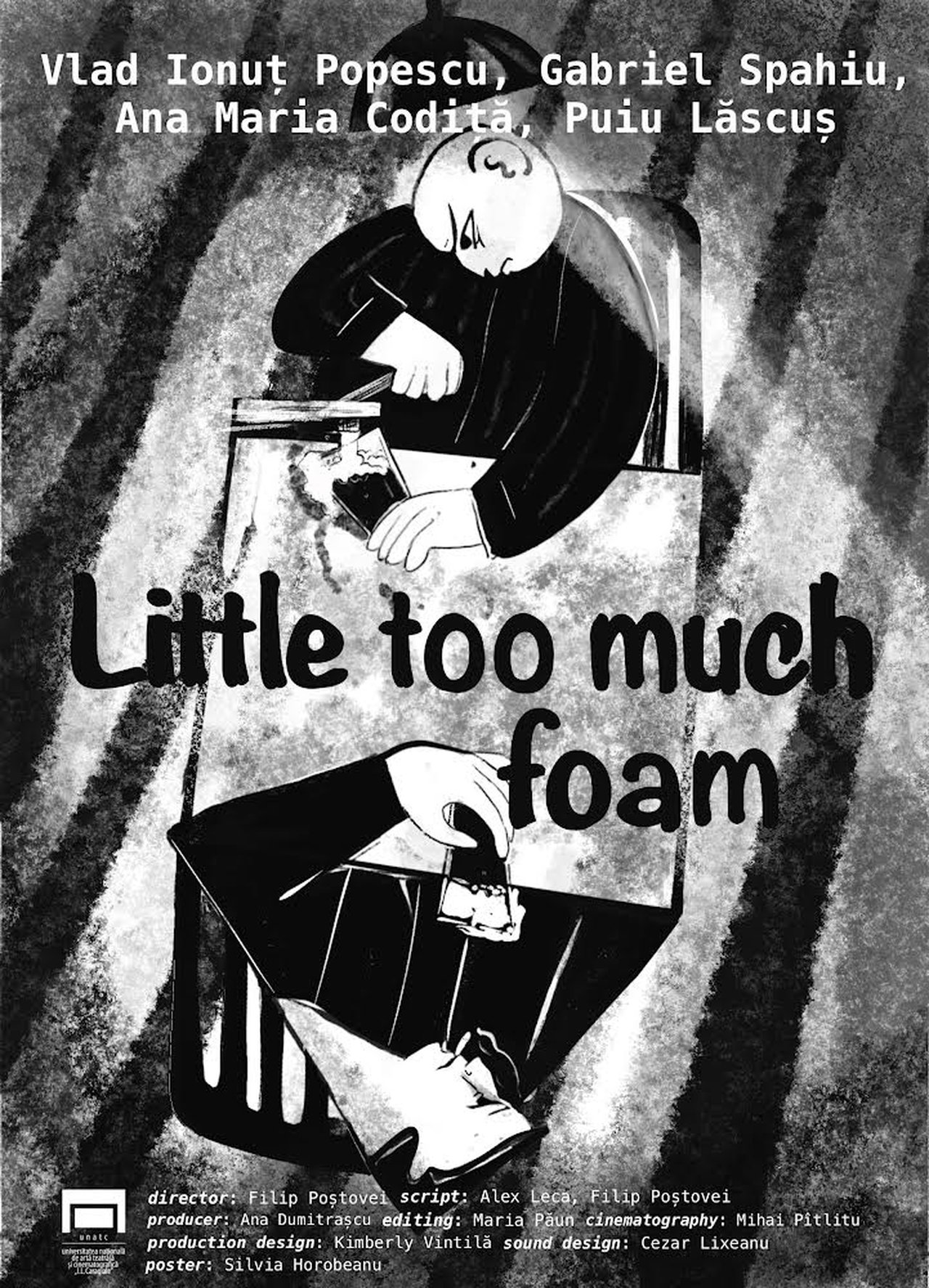Cam multă spumă poster