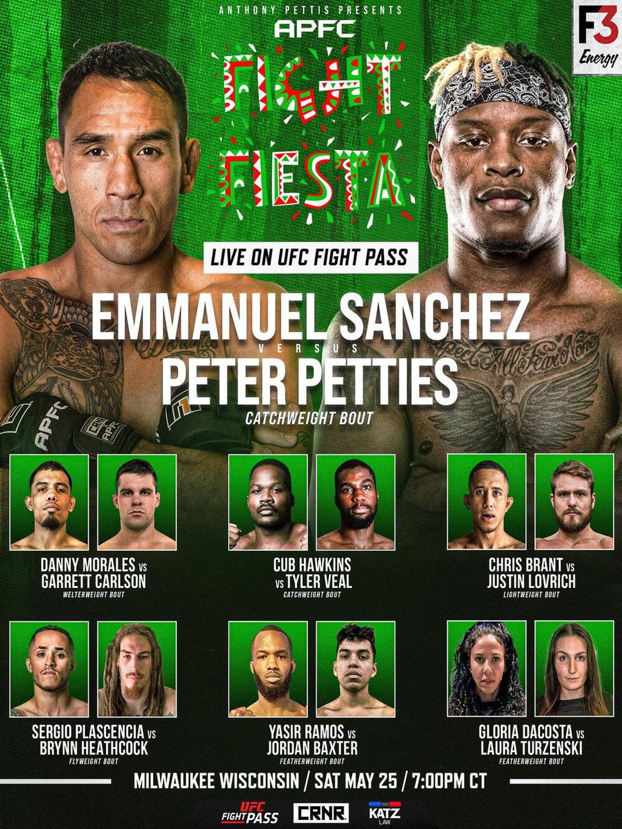 Anthony Pettis FC 11: Fight Fiesta Backdrop
